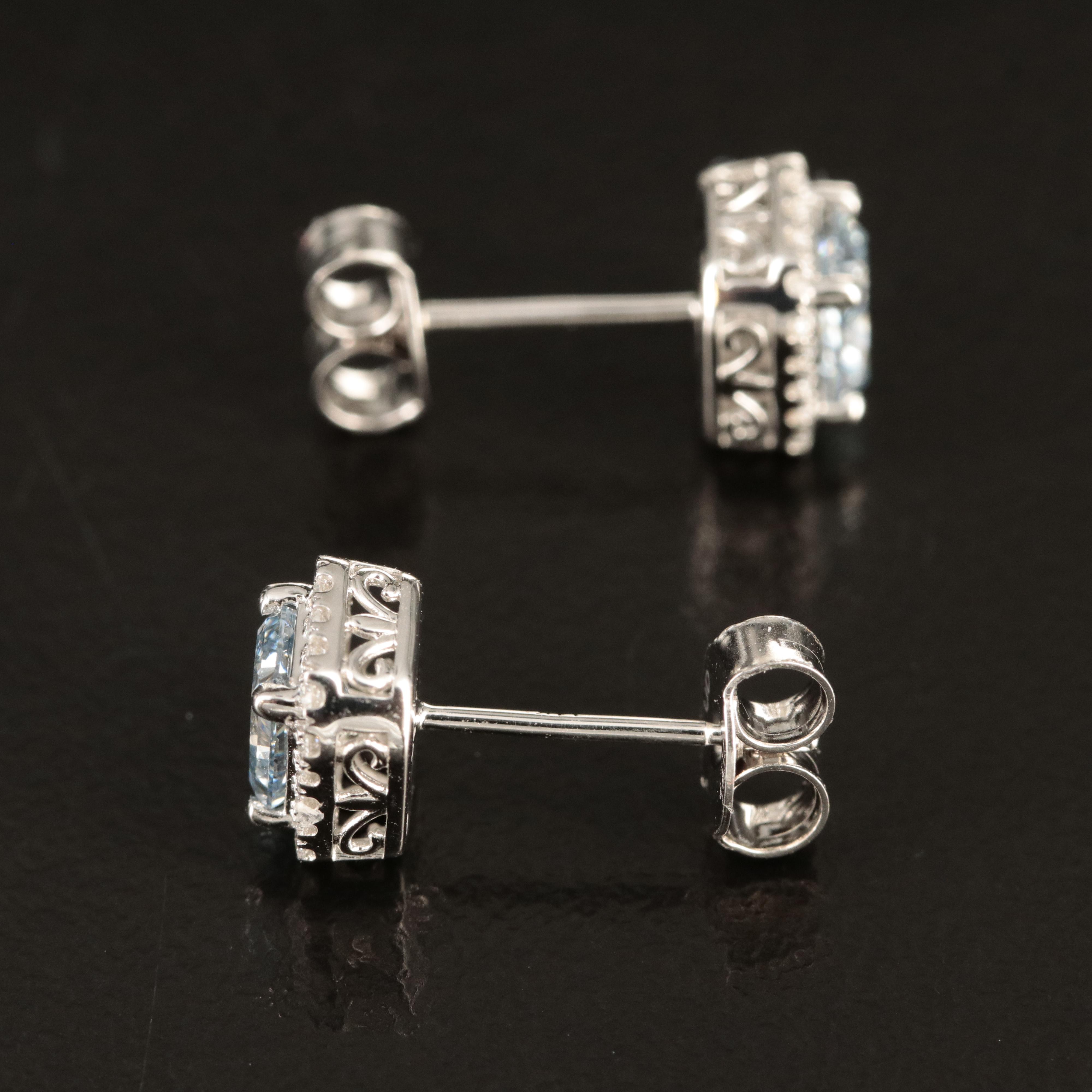 14K 1.14 CTW Lab Grown Diamond Stud Earrings