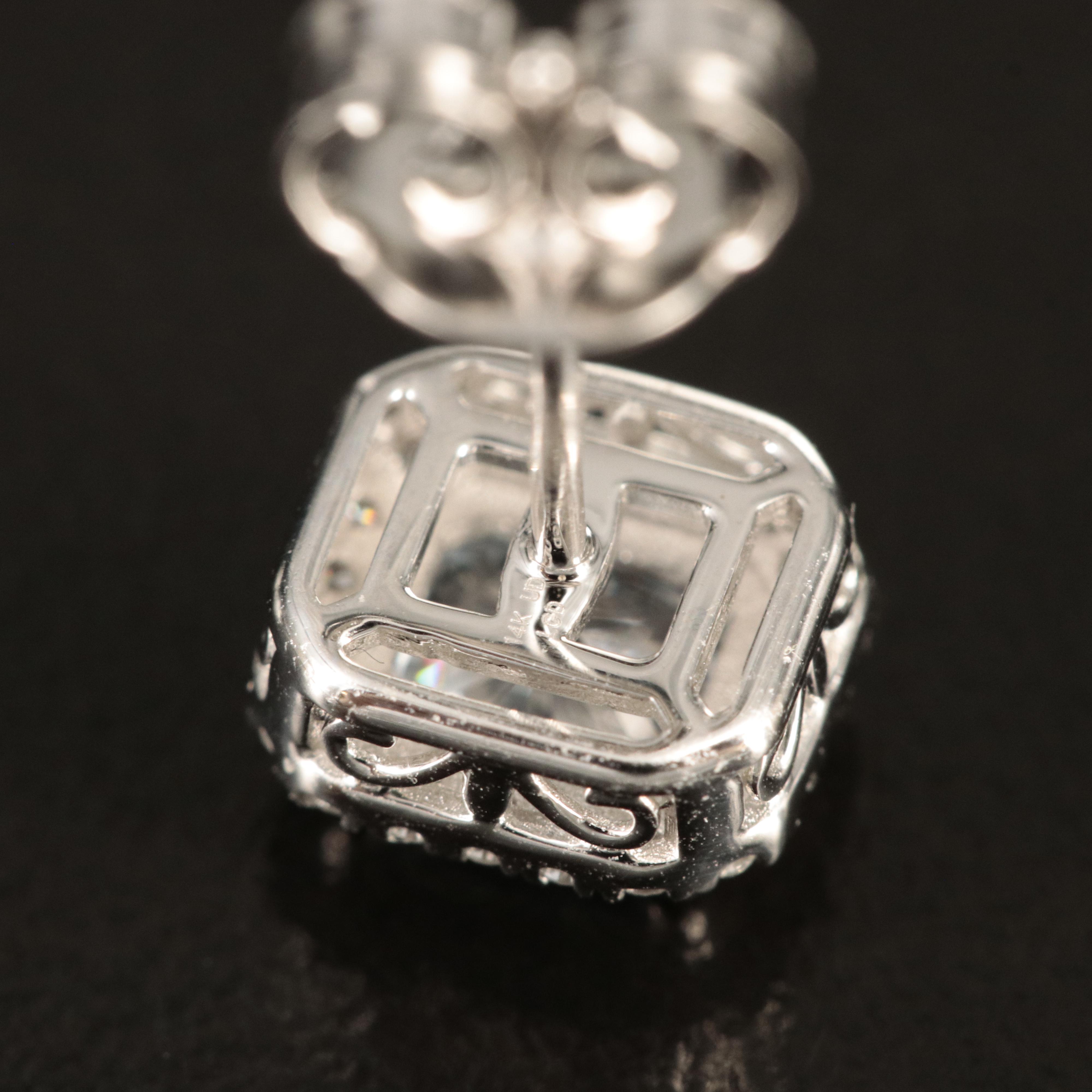 14K 1.14 CTW Lab Grown Diamond Stud Earrings