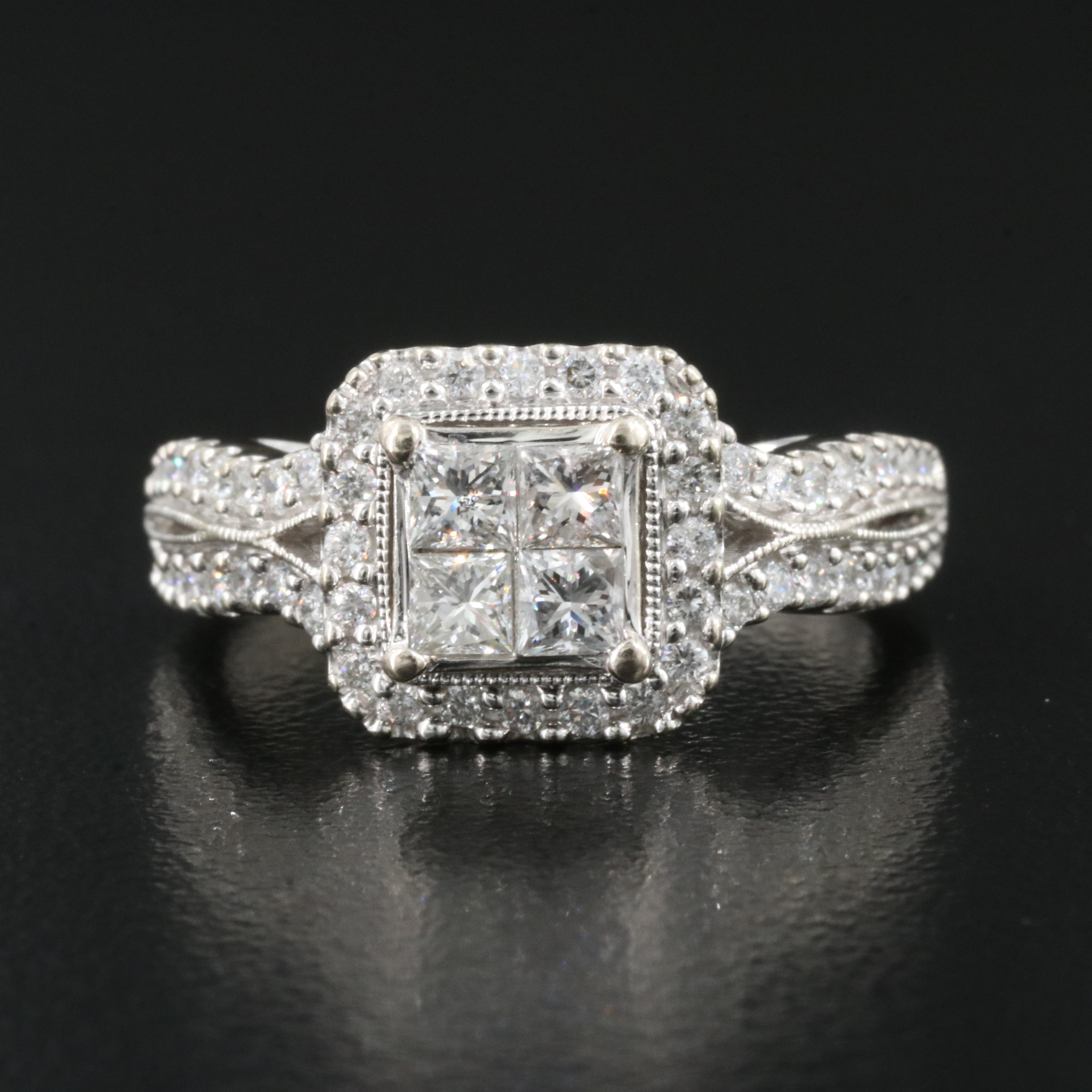 14K 1.00 CTW Diamond Ring