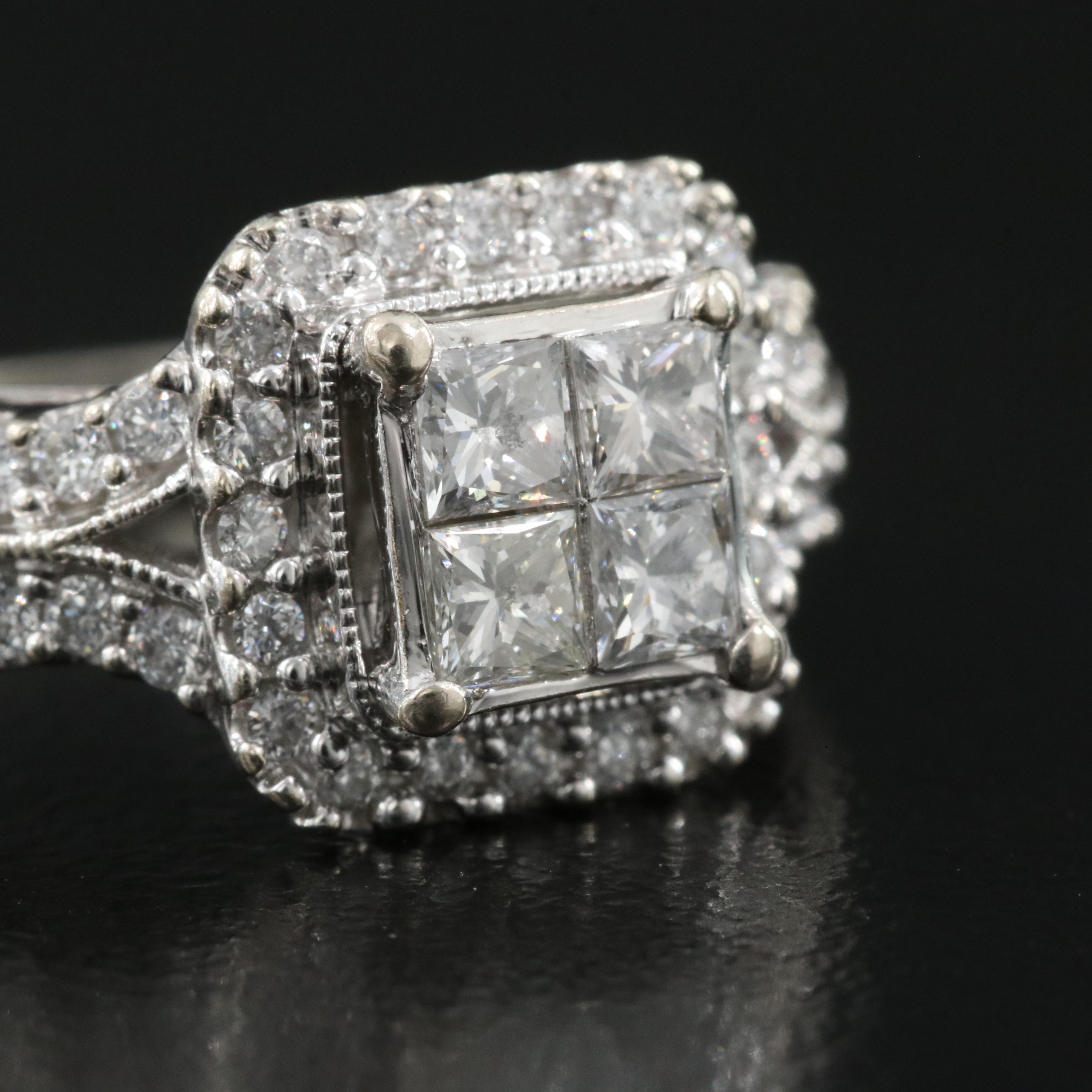 14K 1.00 CTW Diamond Ring