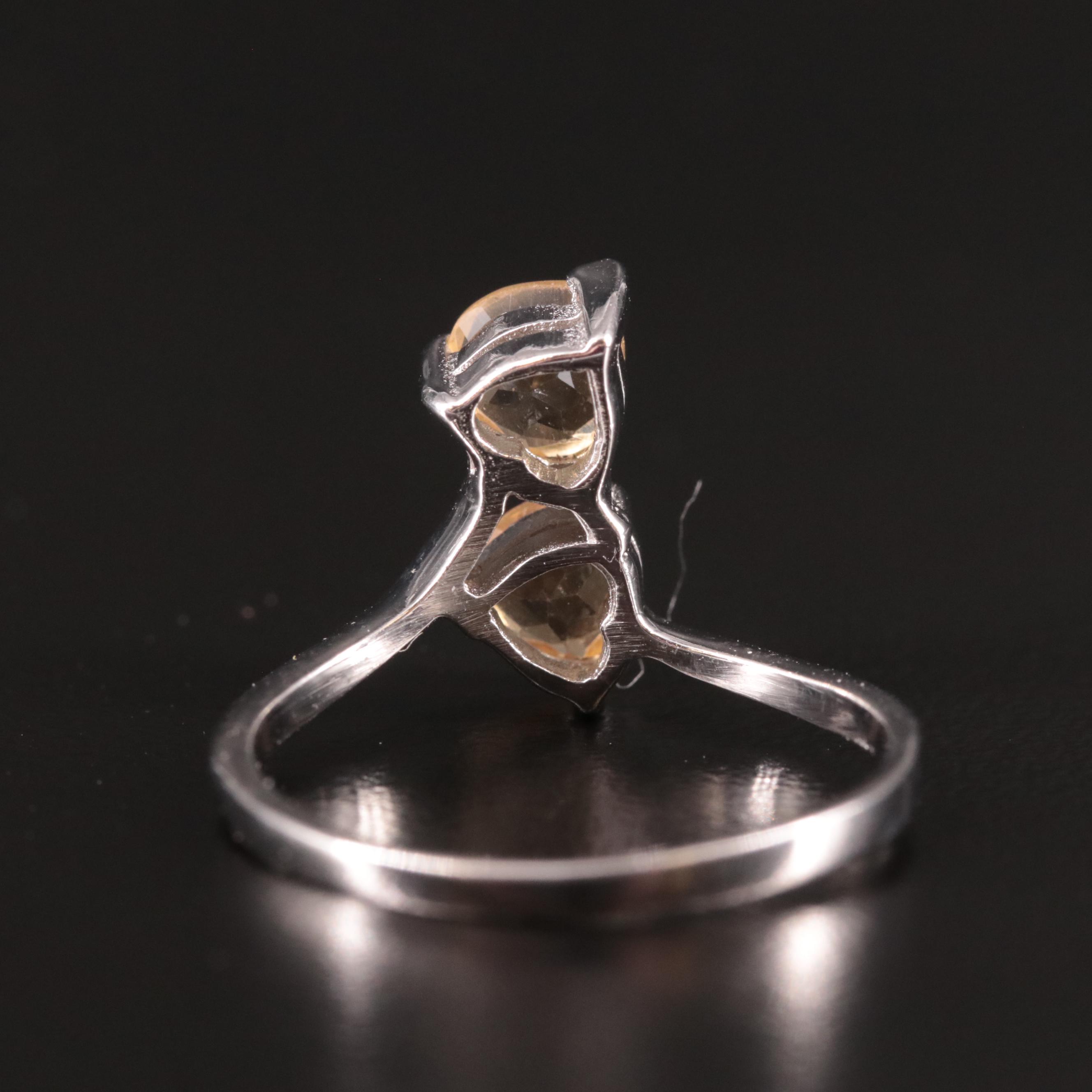 Sterling Citrine Ring