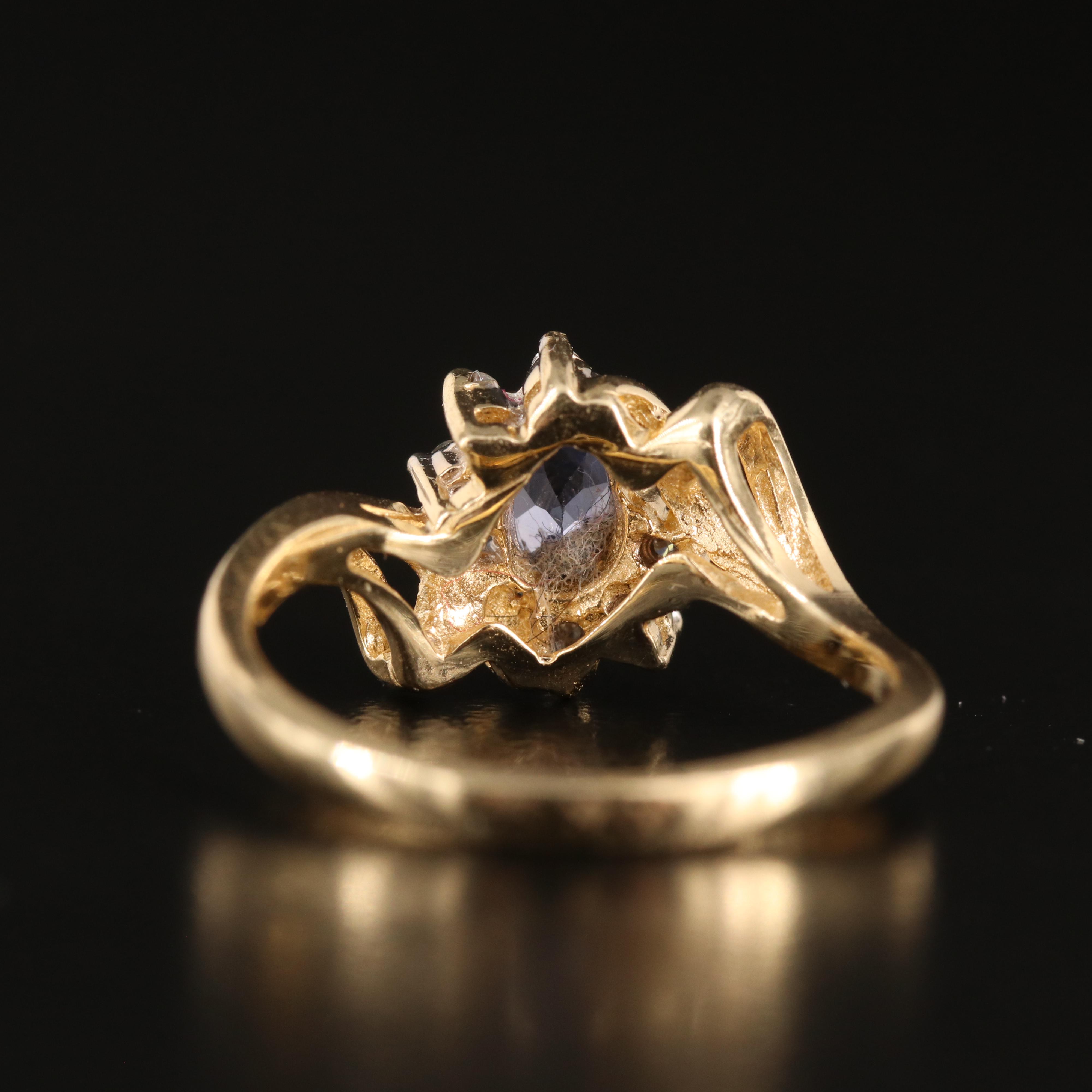 14K Tanzanite and Diamond Ring