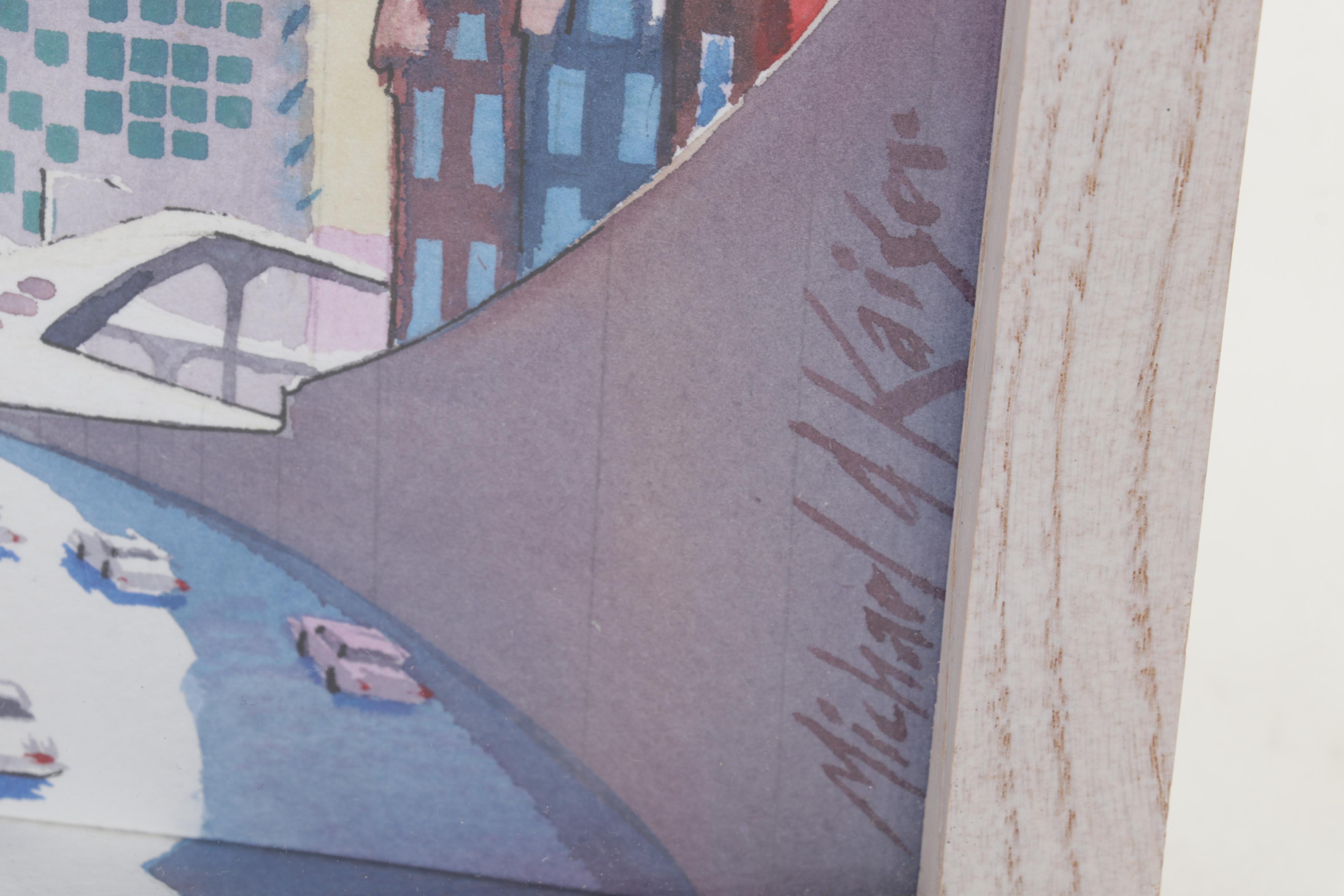 Michael Kaiser Stadium Watercolor Paintings Including "HPI Civic Arena"