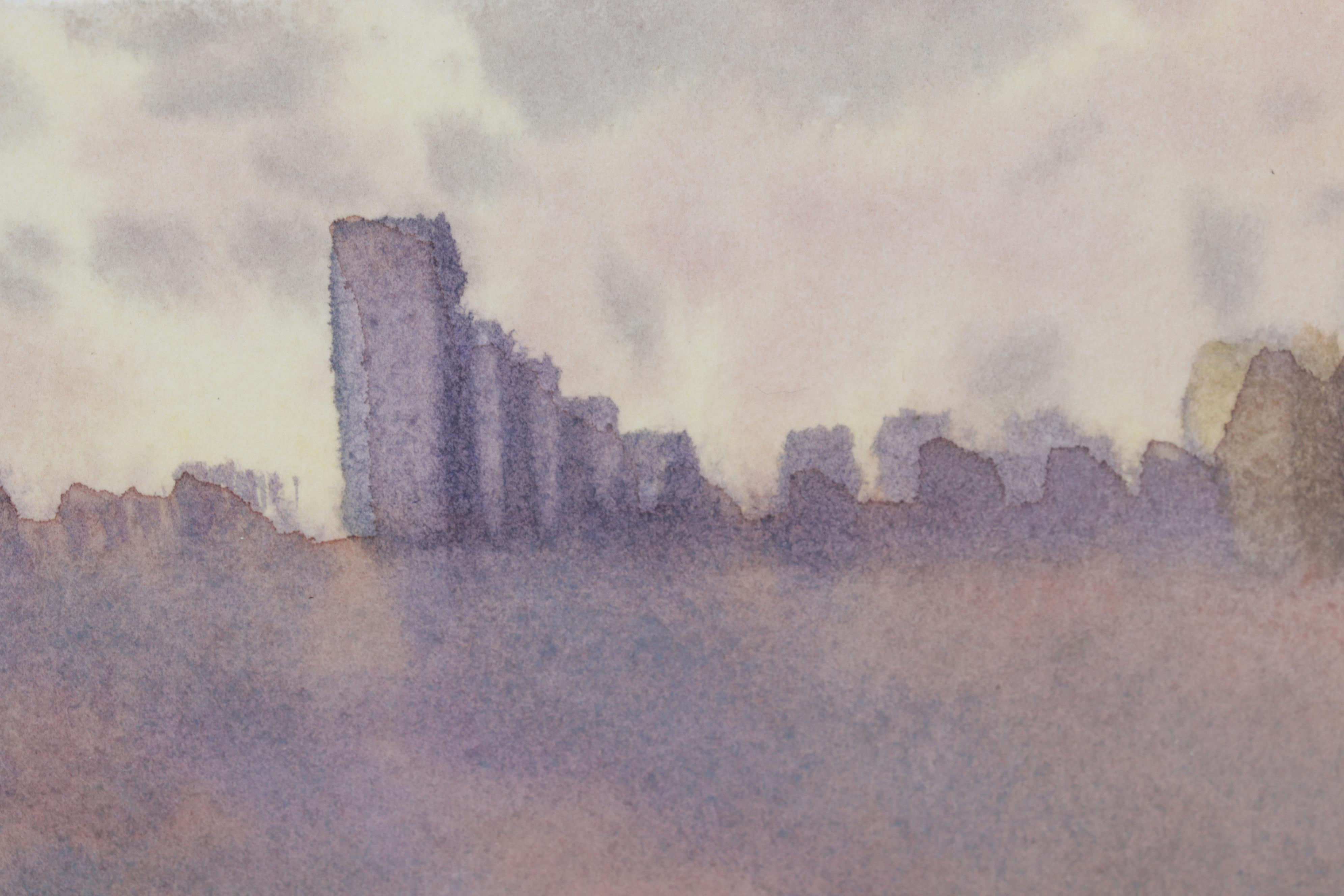 Michael Kaiser Stadium Watercolor Paintings Including "HPI Civic Arena"