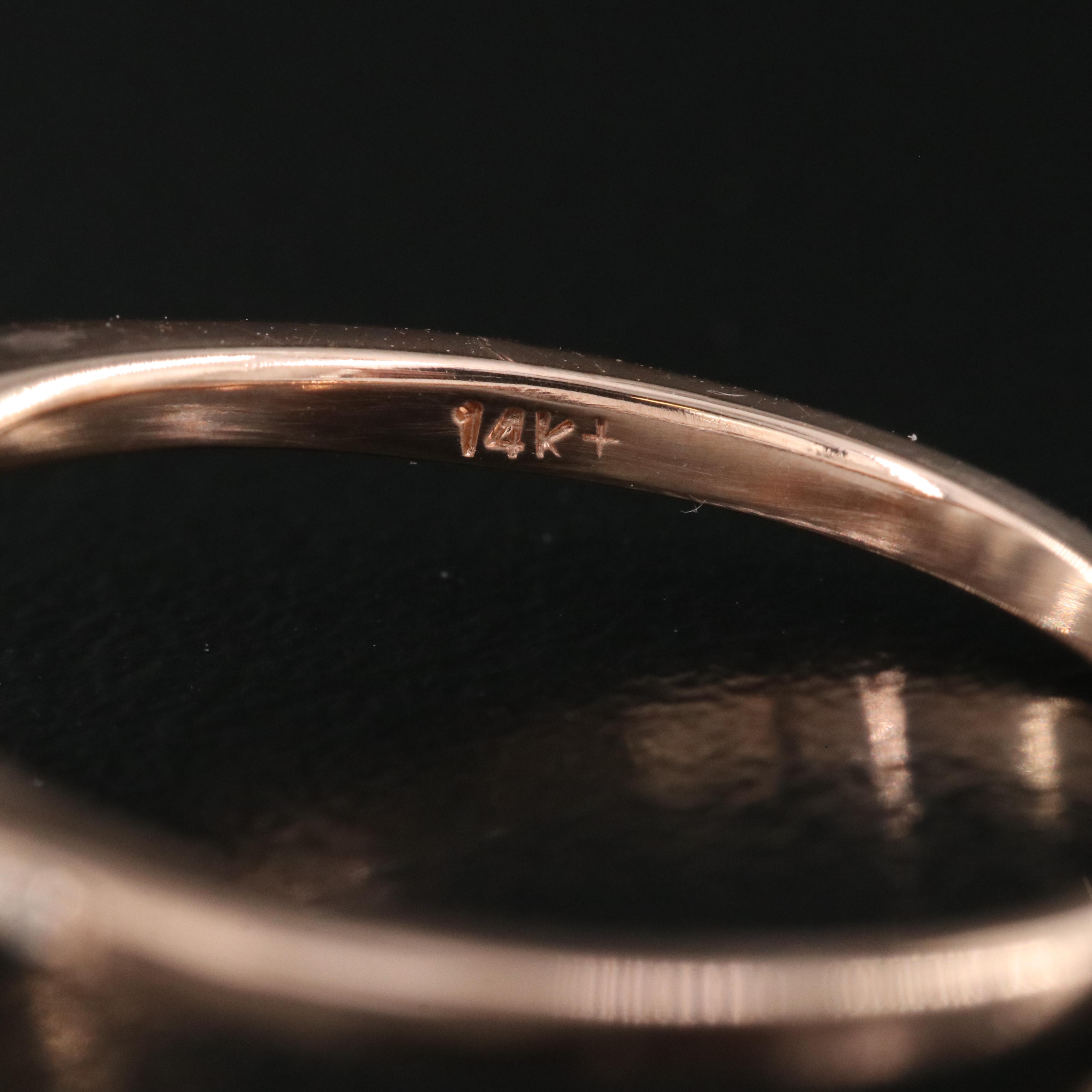 14K Rose Gold 0.12 CTW Diamond Tiara Ring