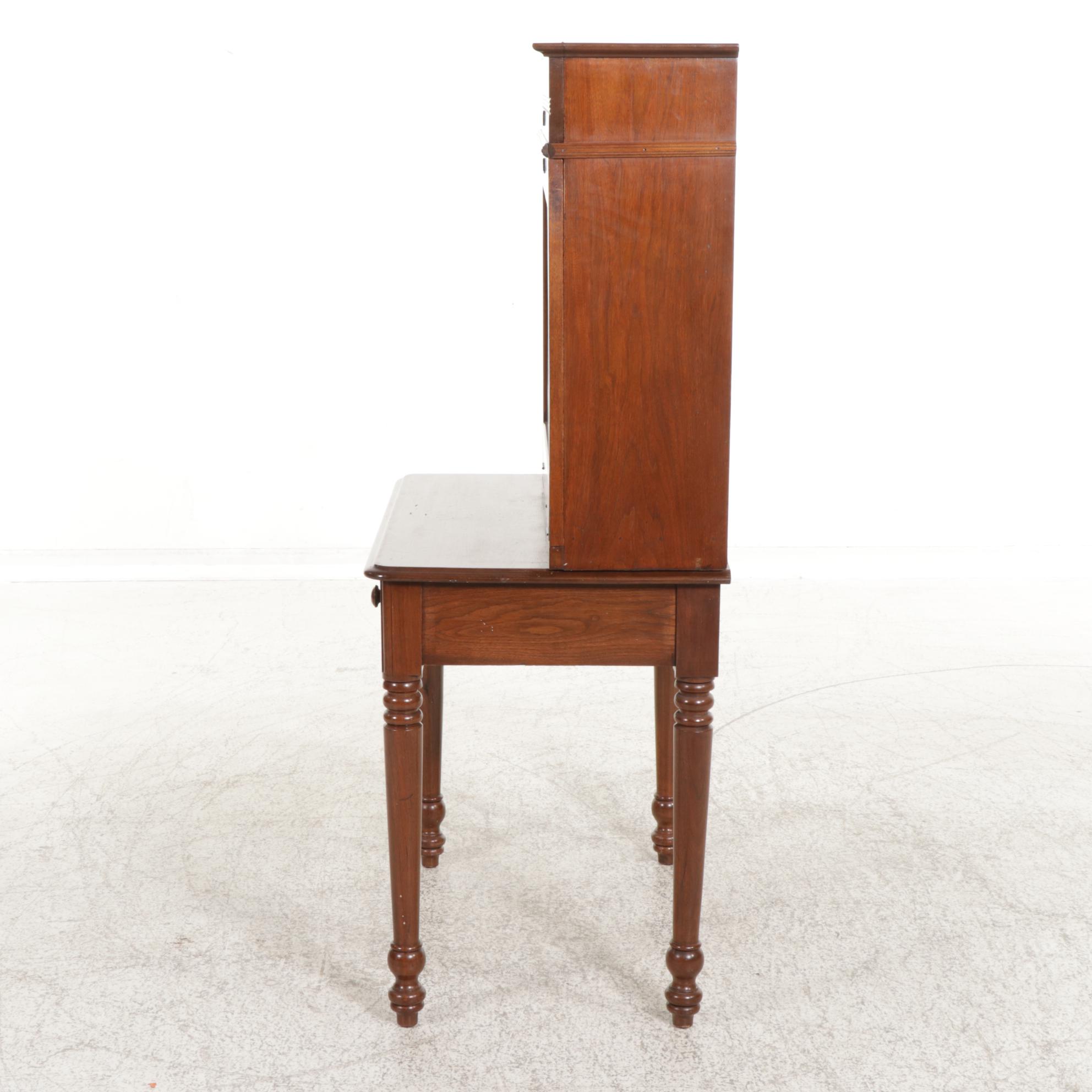 Victorian Walnut Fall Front Desk, Late 19th to Early 20th Century