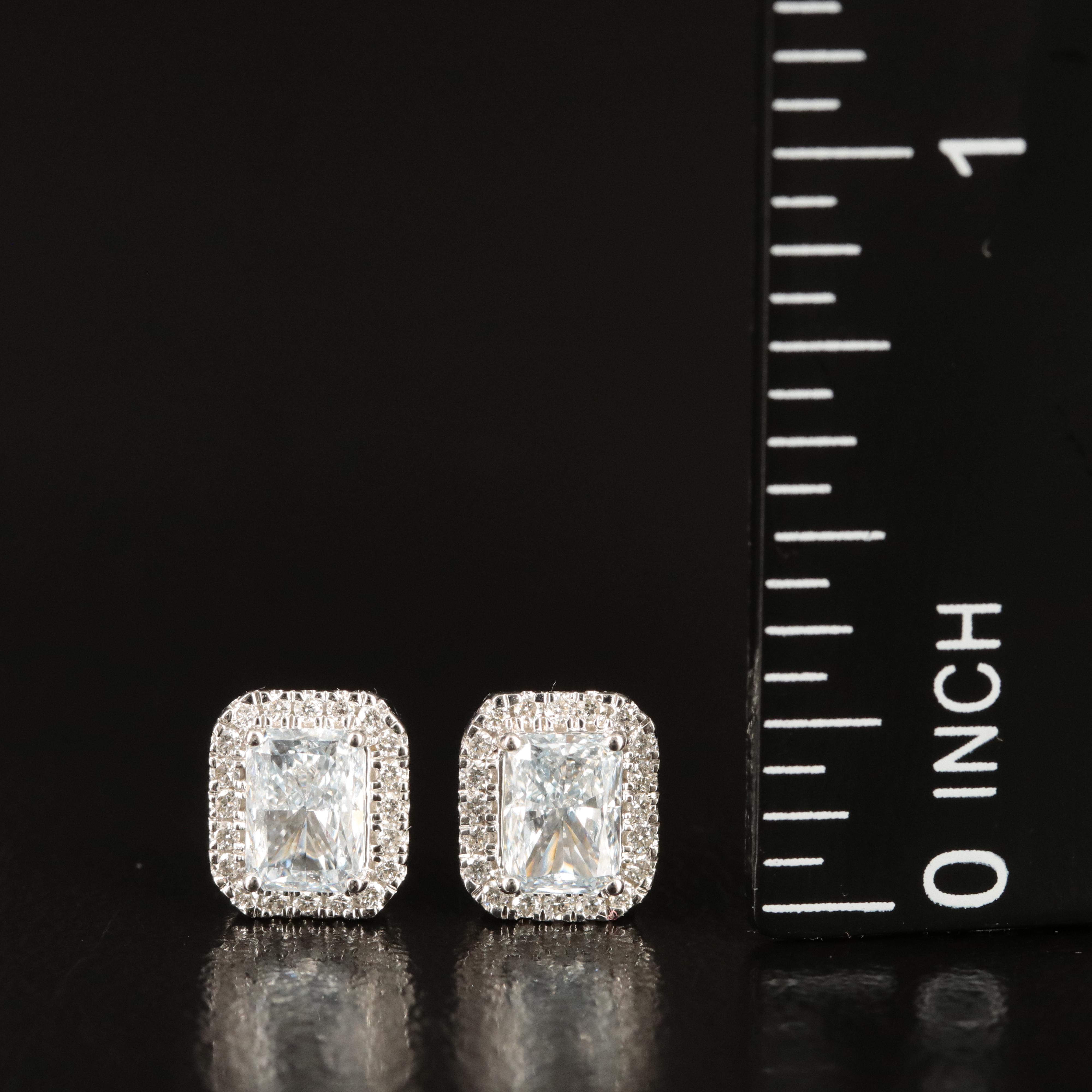 14K 1.12 CTW Lab Grown Diamond Stud Earrings