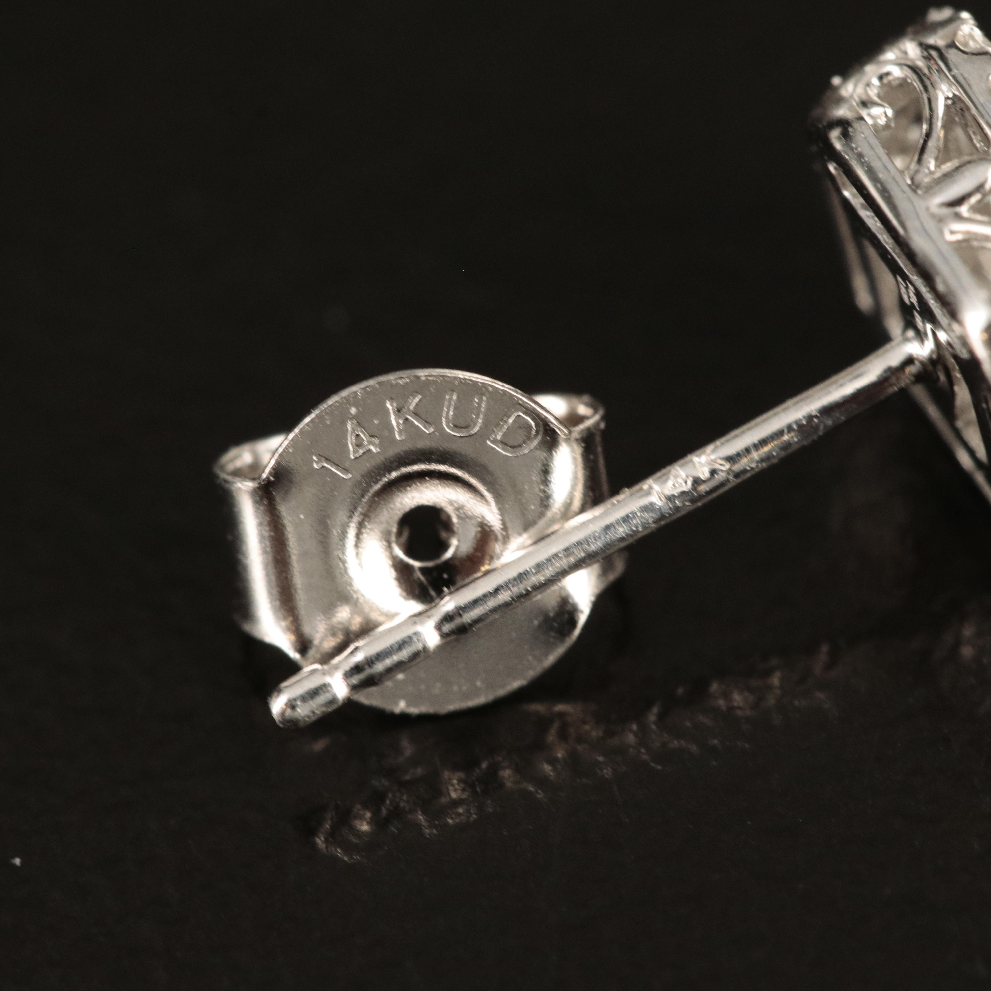 14K 1.12 CTW Lab Grown Diamond Stud Earrings