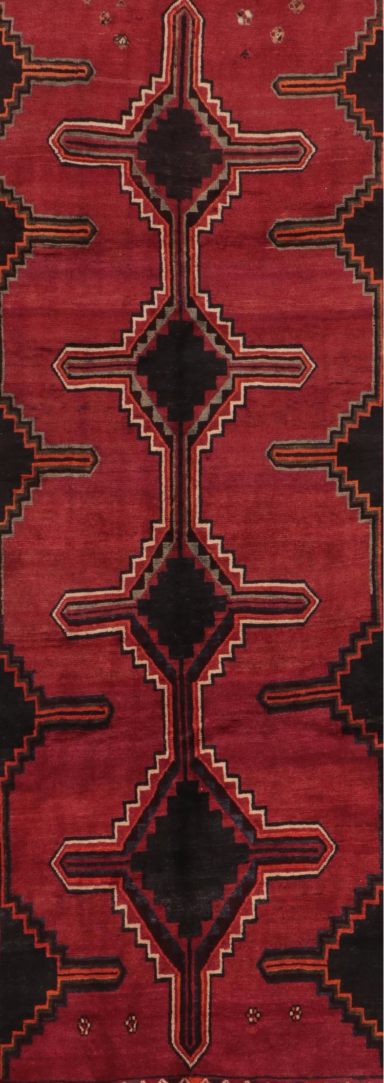 4'3 x 10'2 Hand-Knotted Persian Shiraz Long Rug