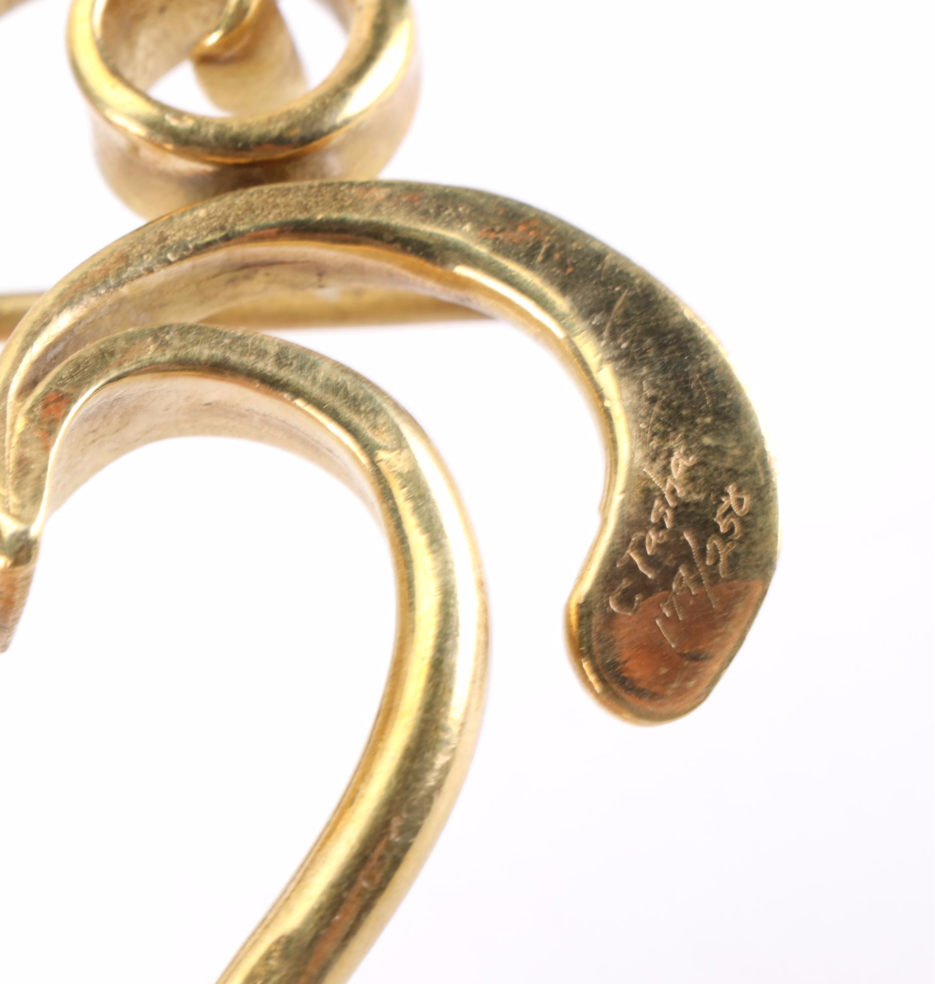 Carl Tasha Serpent and Fish Brass Belt Buckles with Other Figural Buckle