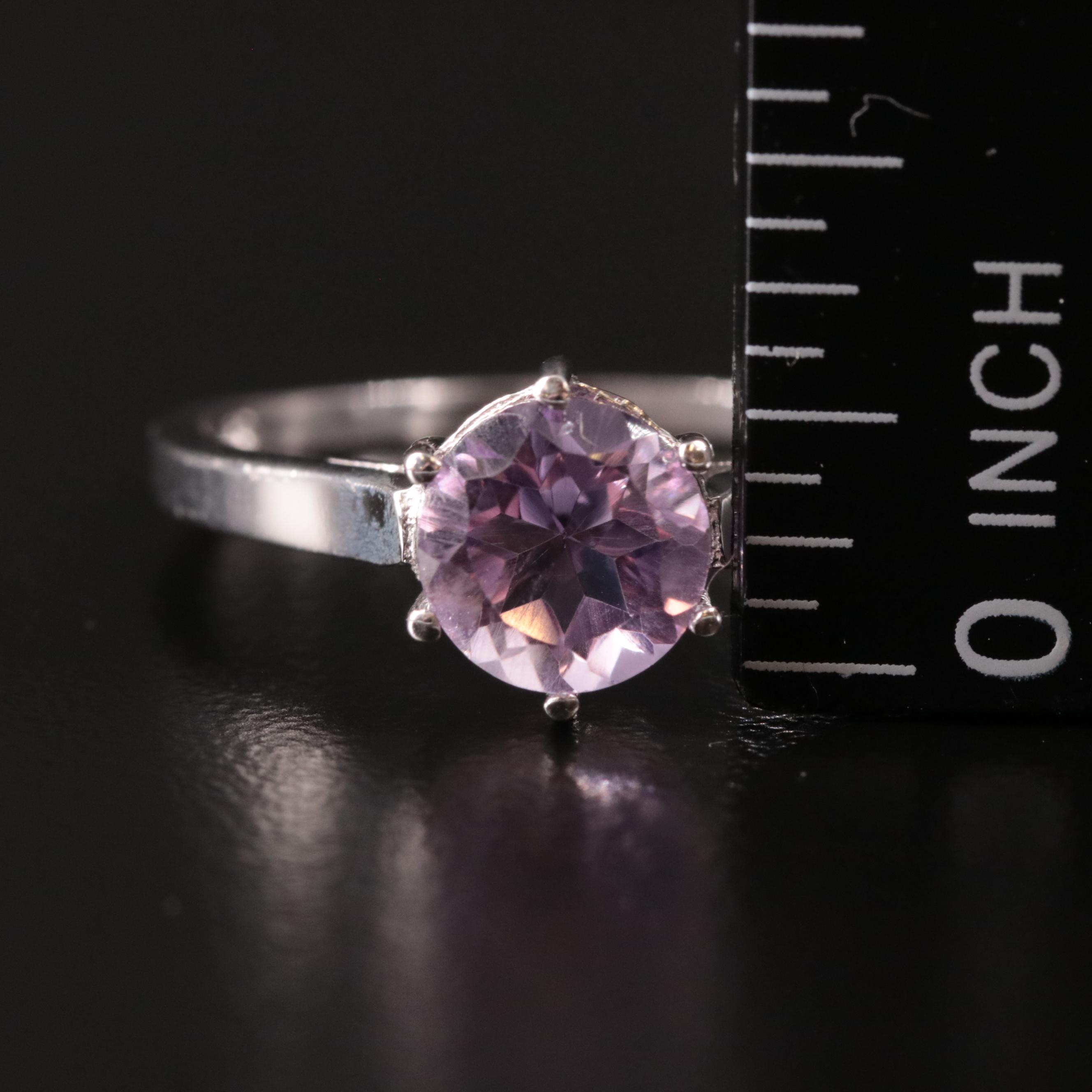 Sterling Amethyst Ring