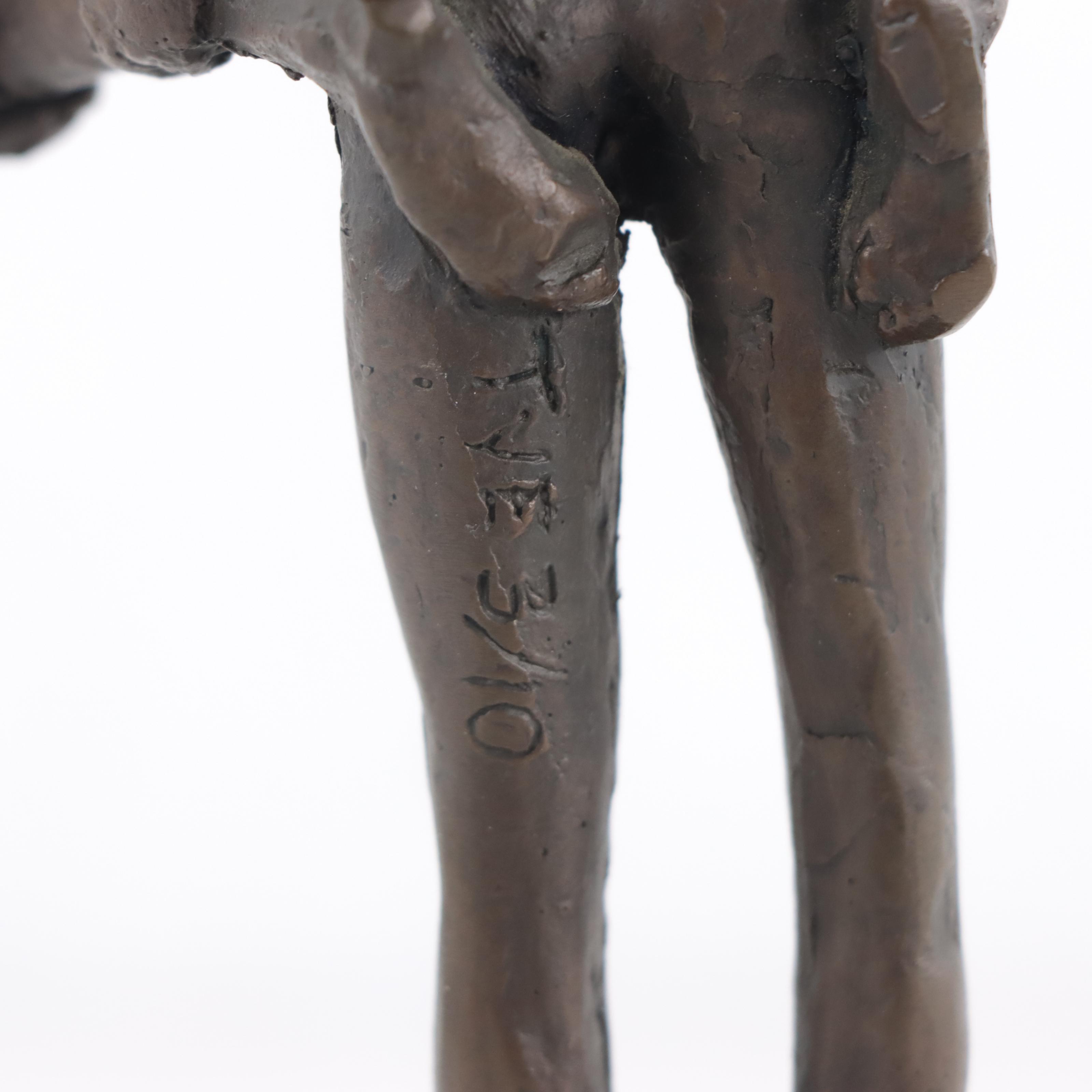 William Tye Bronze Figural Sculpture, 1983