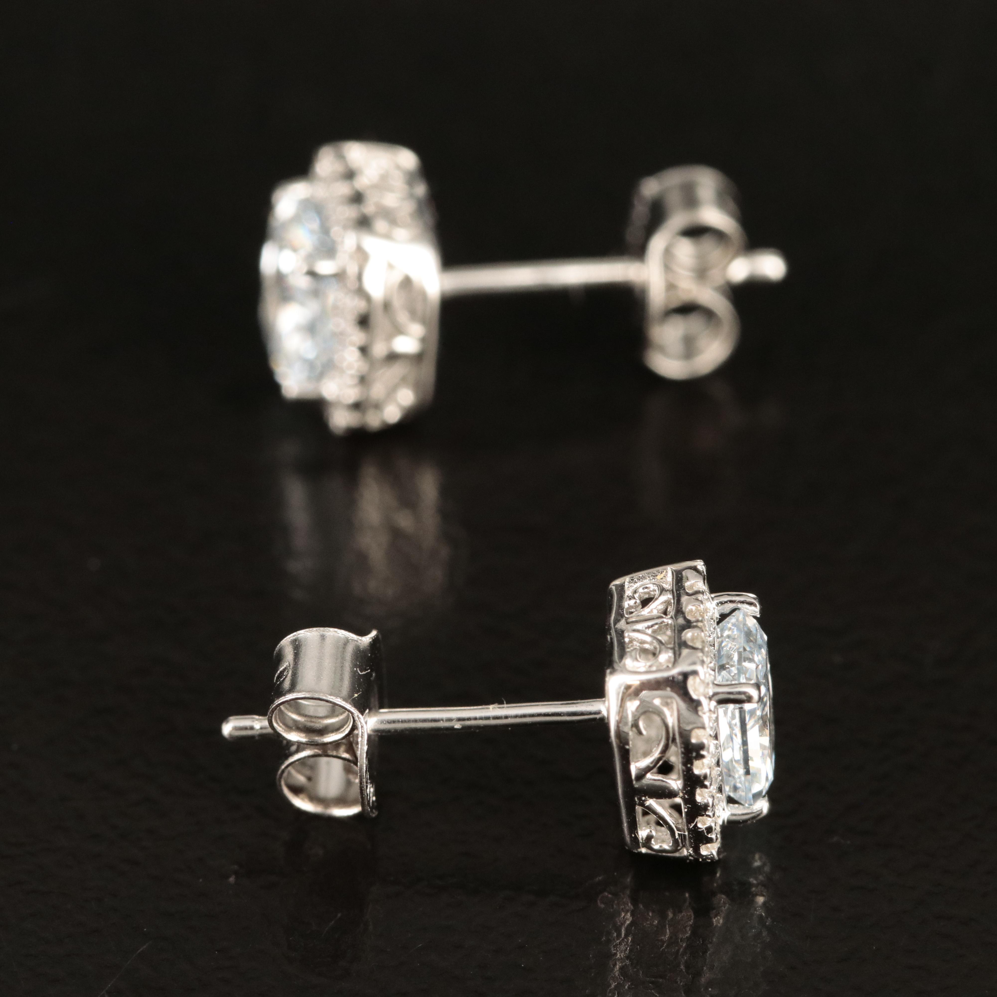 14K 1.22 CTW Lab Grown Diamond Stud Earrings
