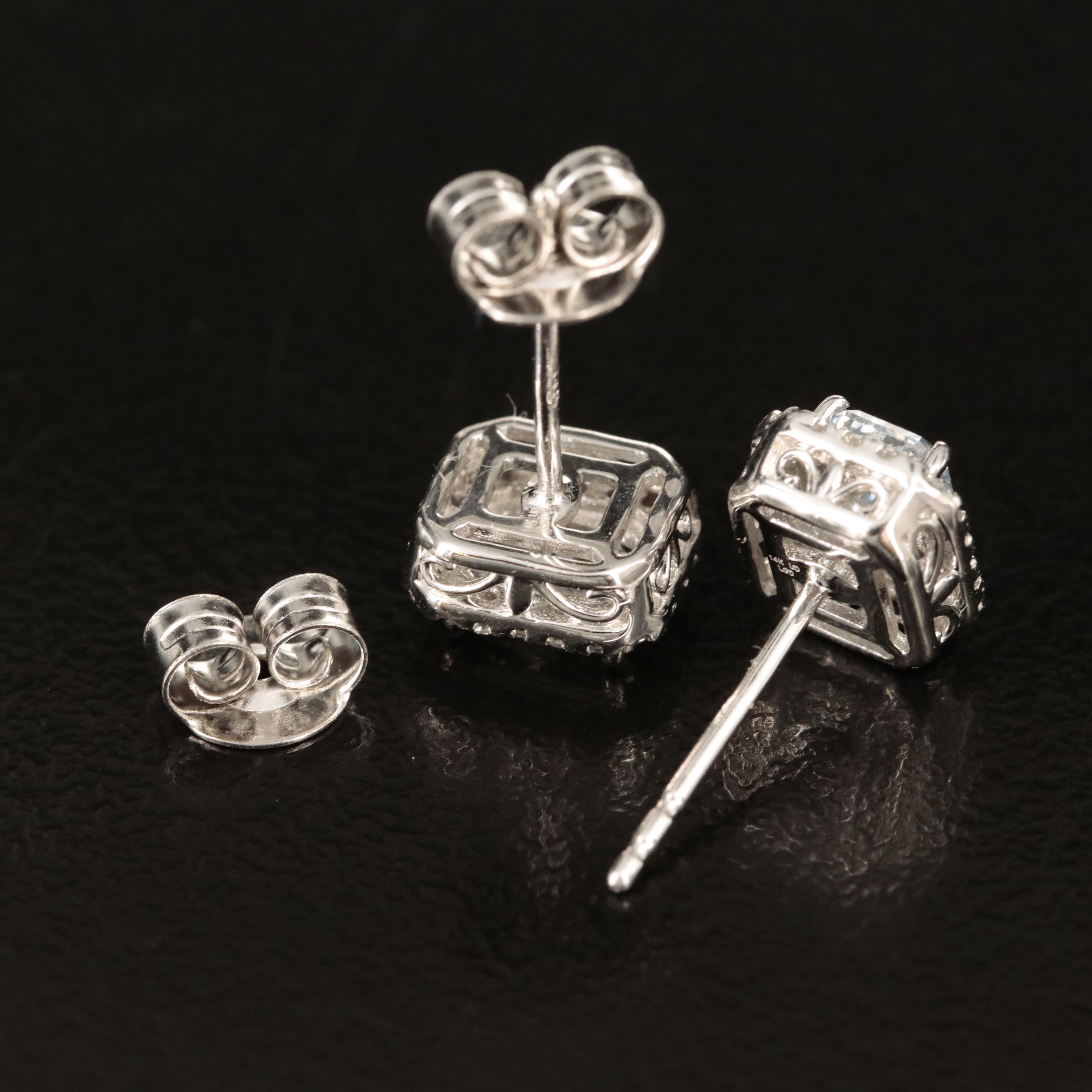 14K 1.22 CTW Lab Grown Diamond Stud Earrings