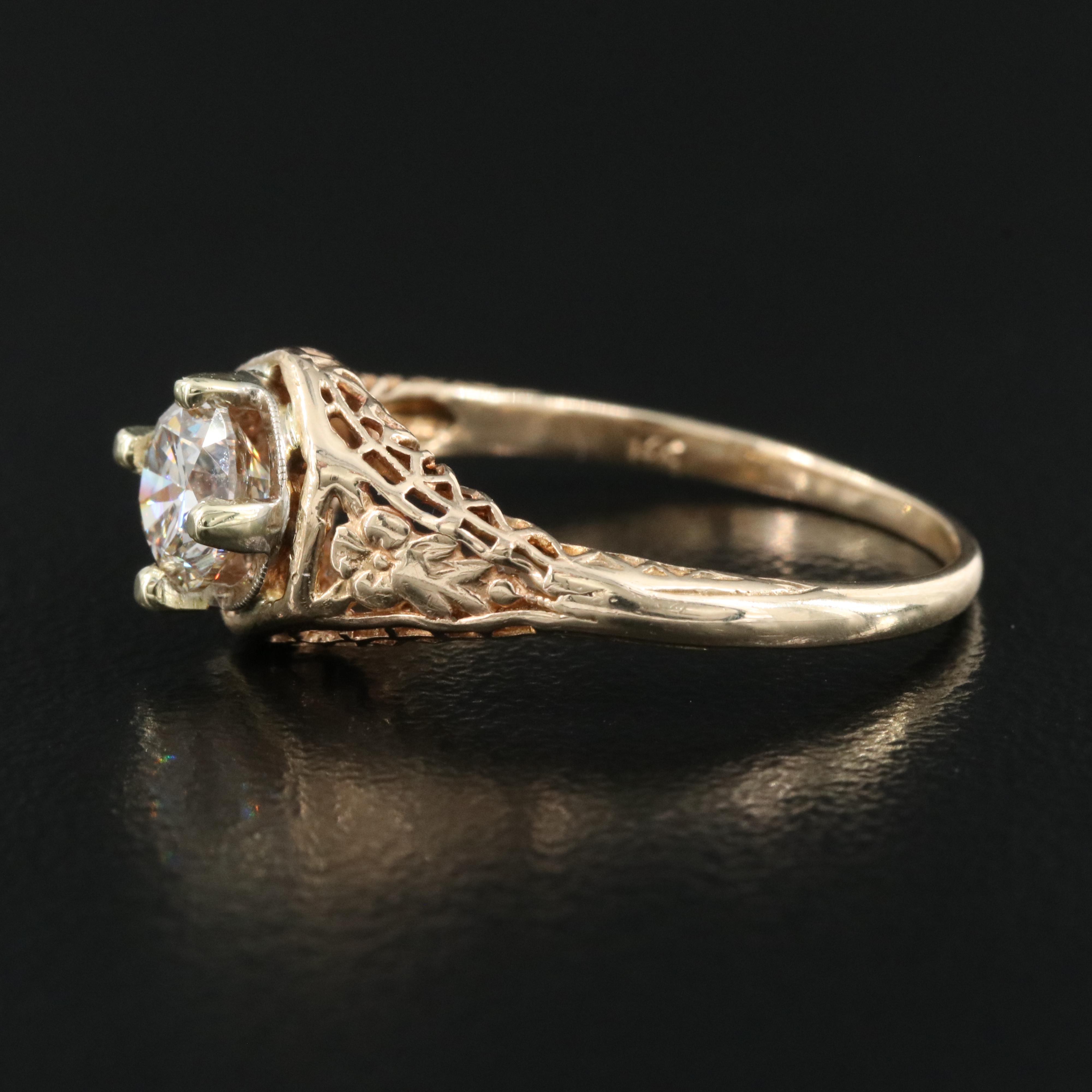 14K 0.75 CTW Diamond Ring