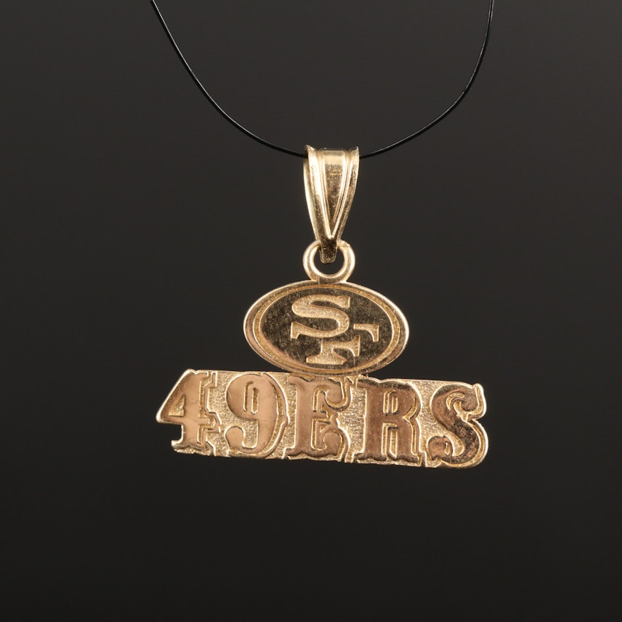 14K San Francisco 49ers Pendant