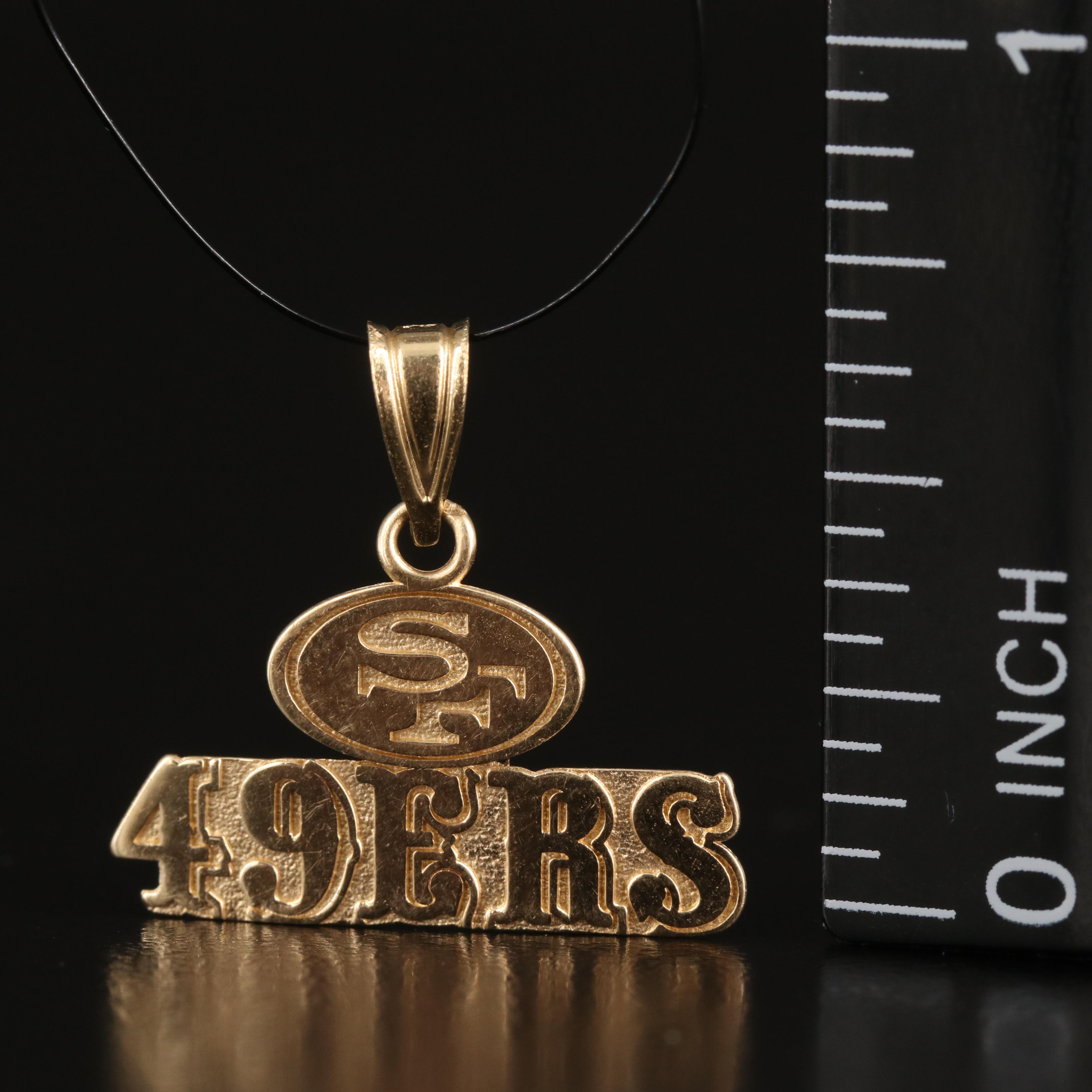 14K San Francisco 49ers Pendant