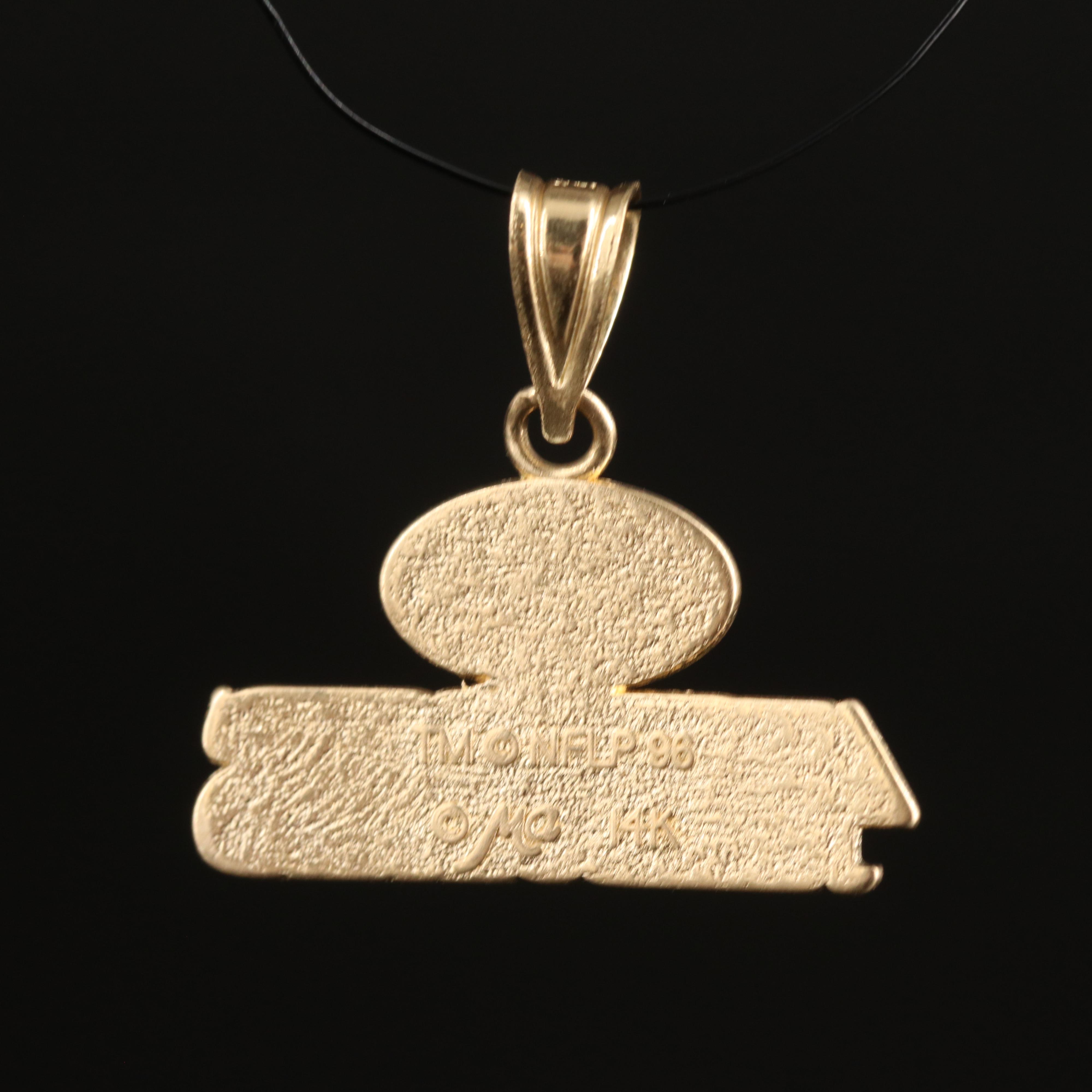 14K San Francisco 49ers Pendant