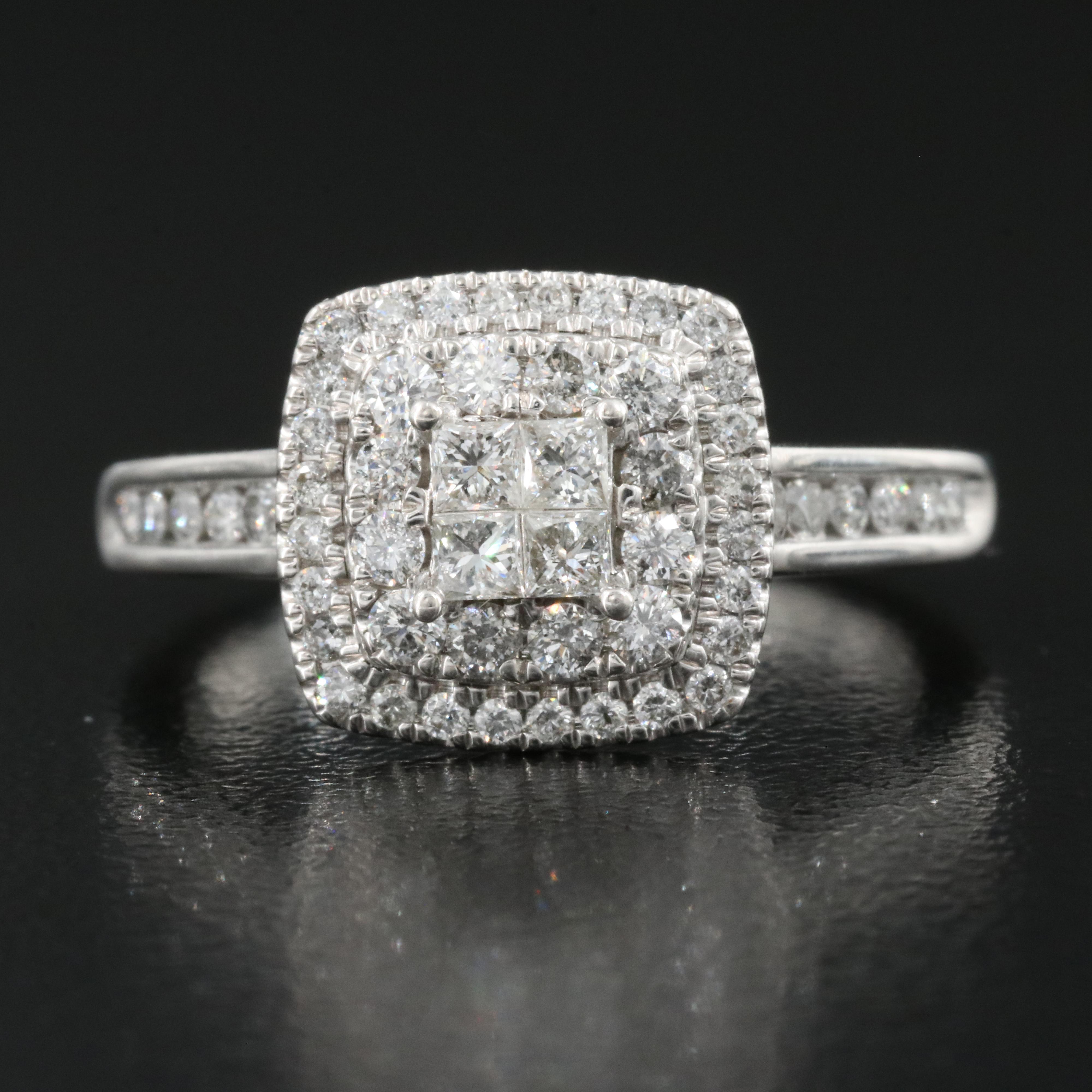 14K 0.81 CTW Diamond Ring