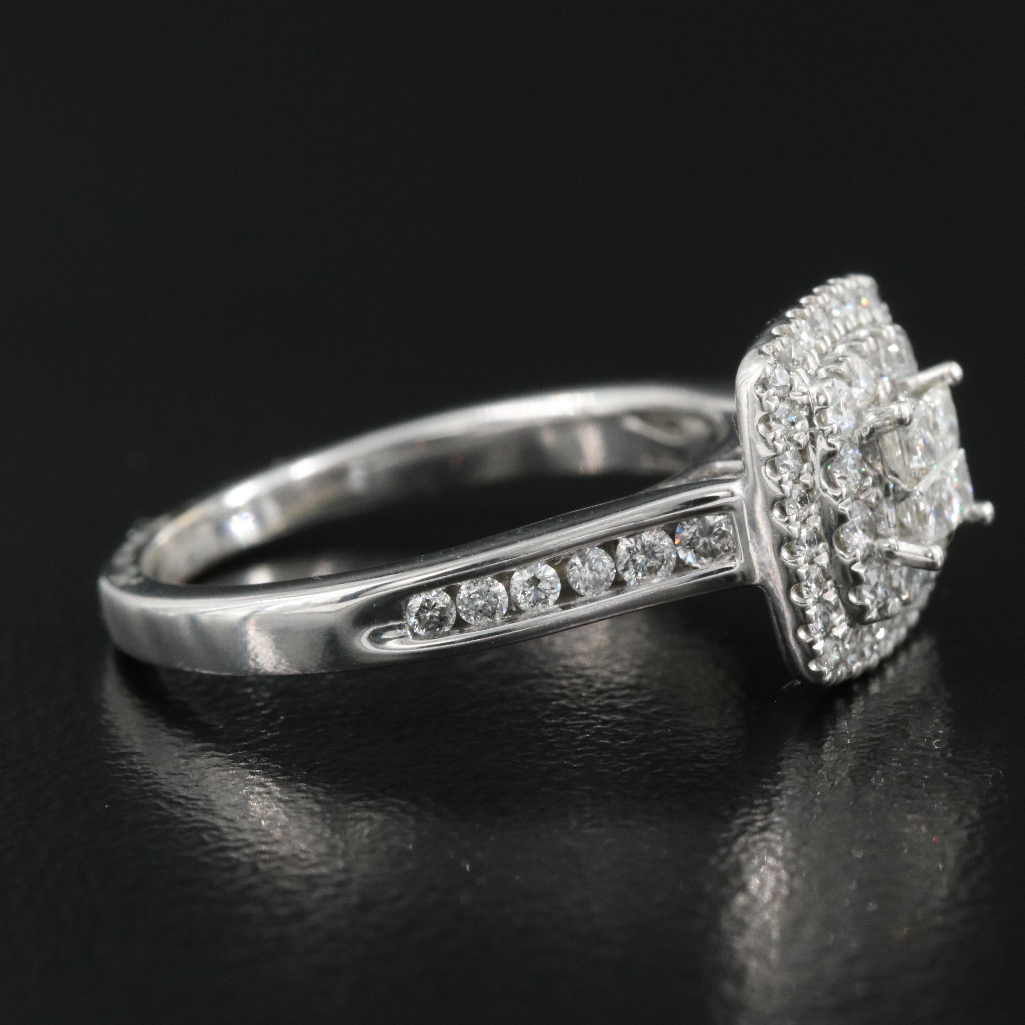 14K 0.81 CTW Diamond Ring