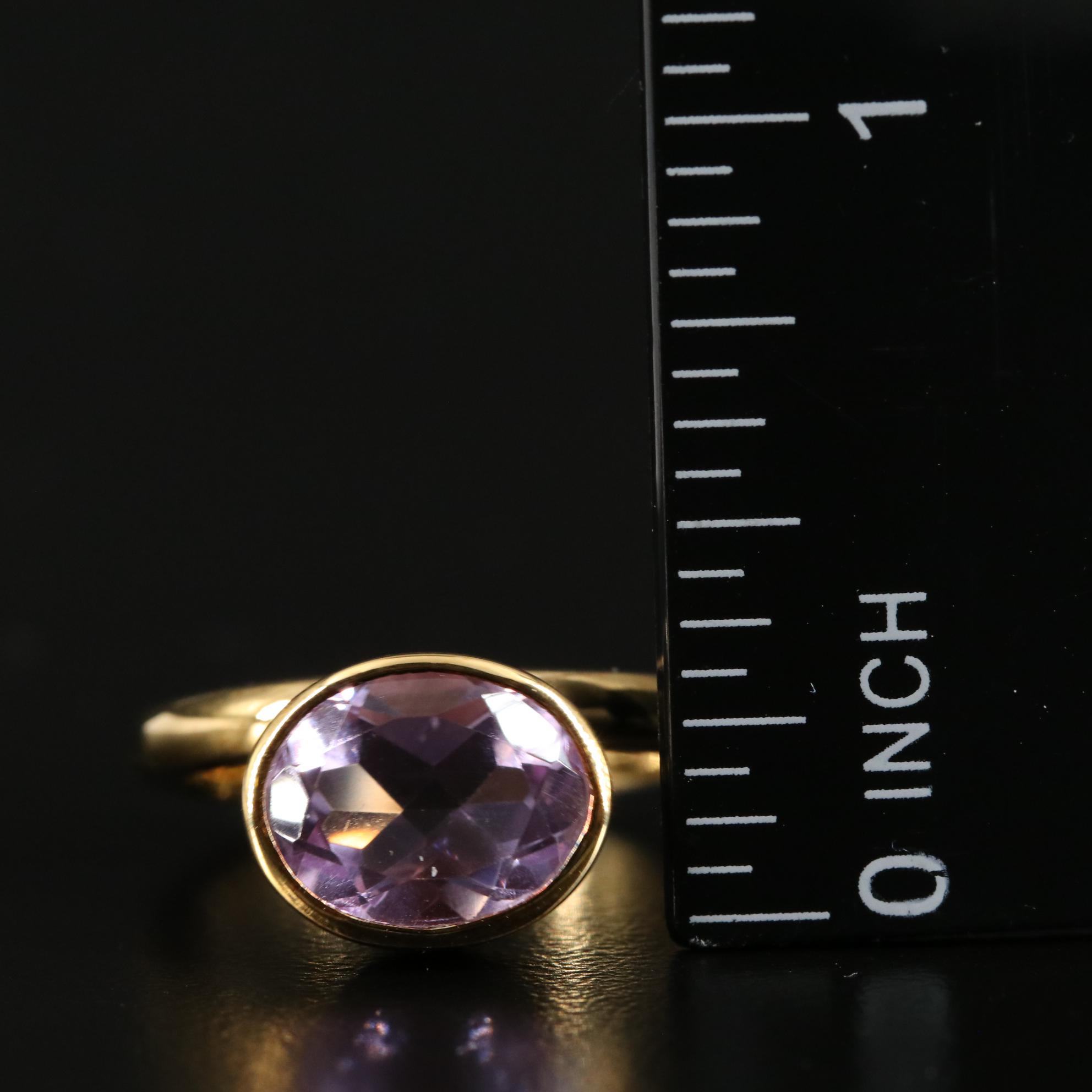 Sterling Silver Amethyst Ring