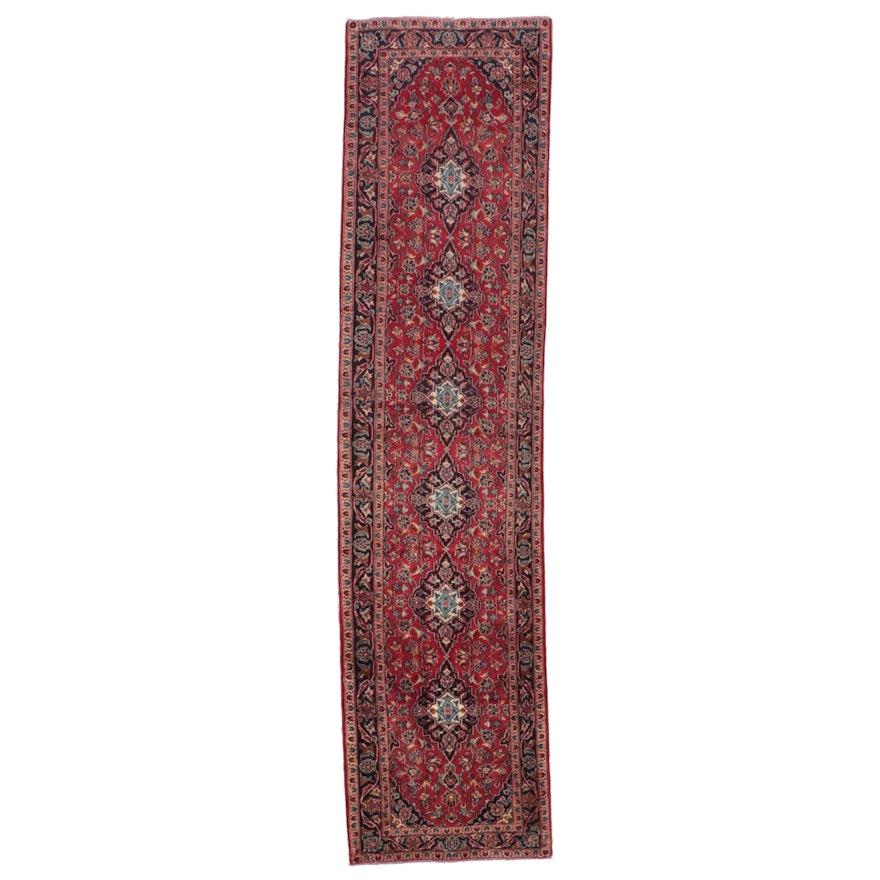 3'2 x 12'10  Persian Kerman Style Carpet Runner Long Rug