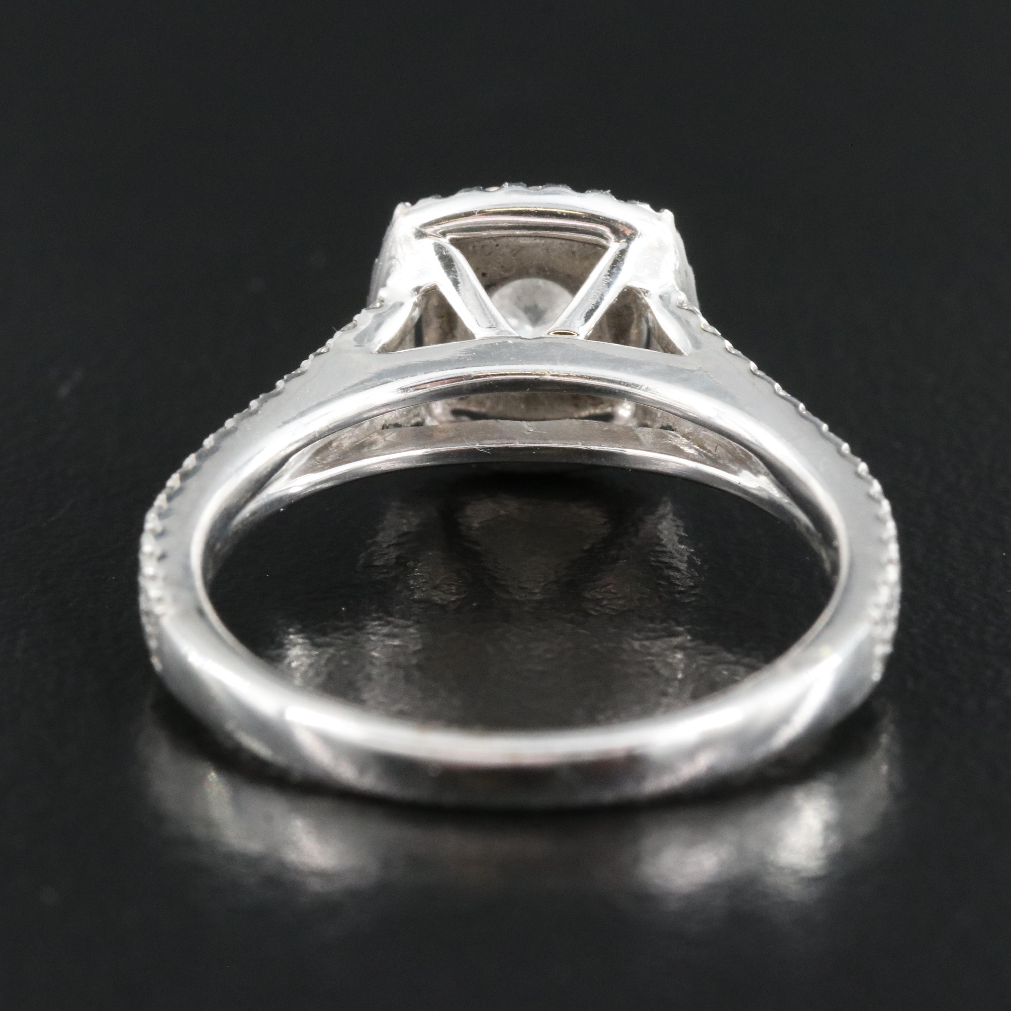 14K 0.56 CTW Diamond Cluster Ring