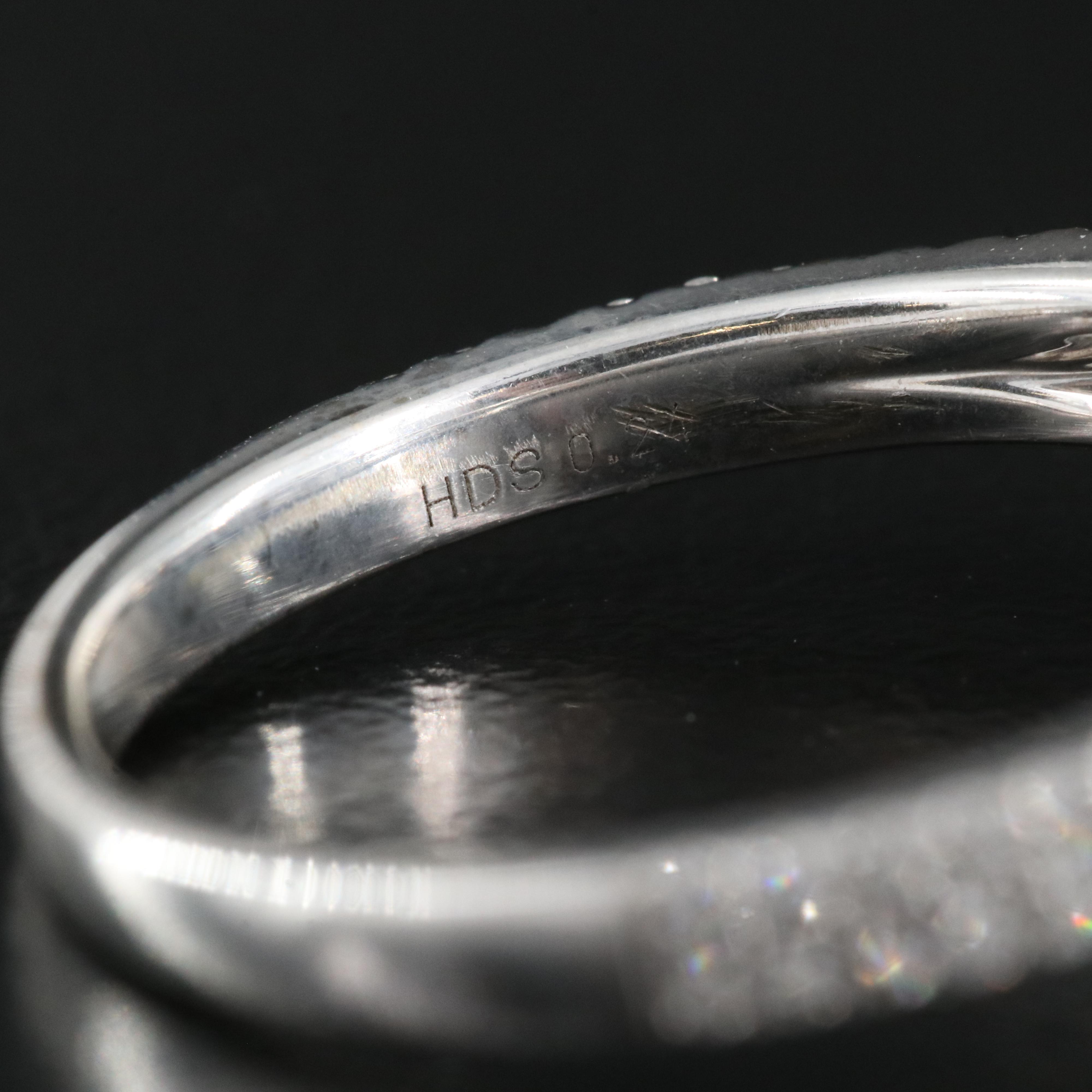 14K 0.56 CTW Diamond Cluster Ring