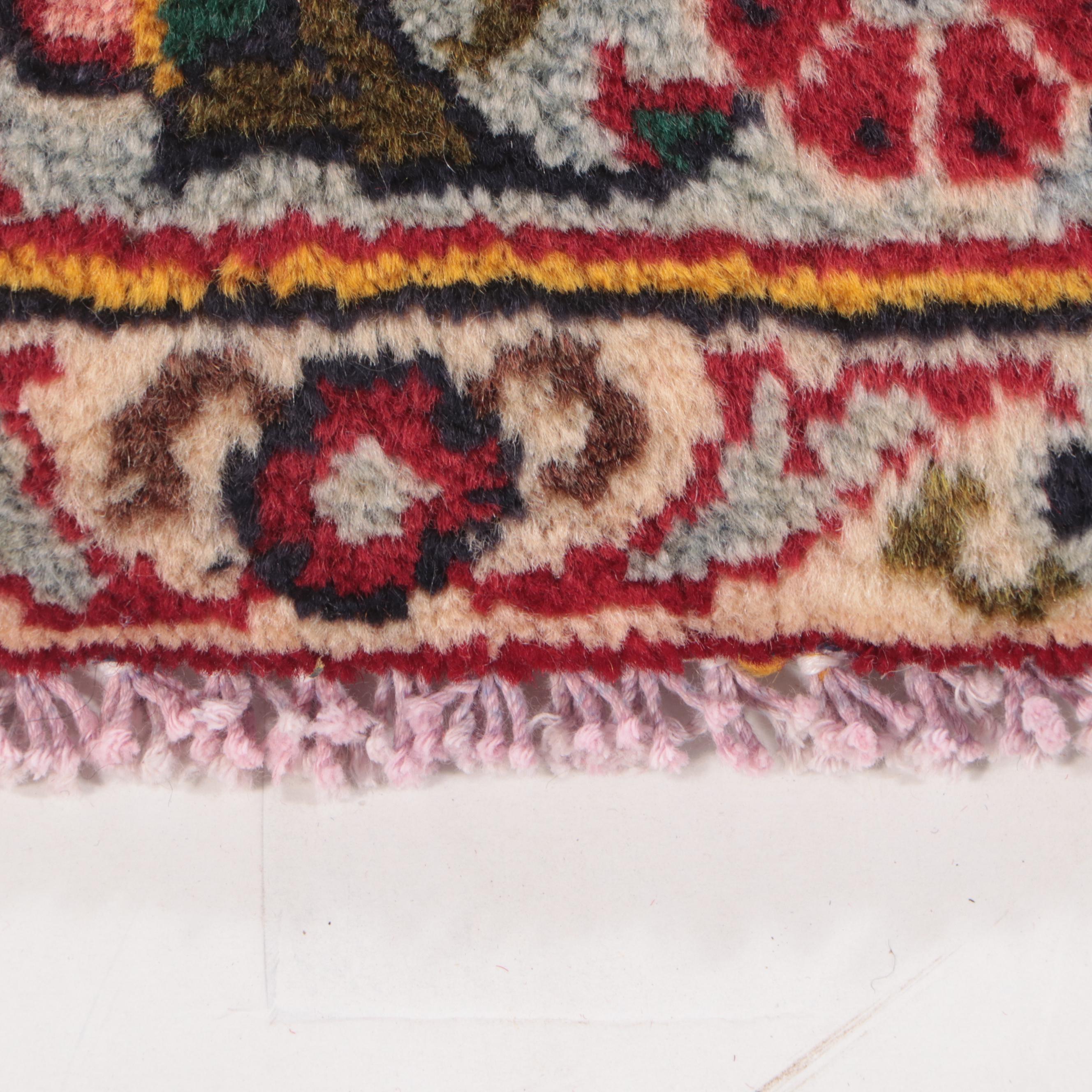 9'9 x 12'11 Hand-Knotted Persian Kashan Area Rug