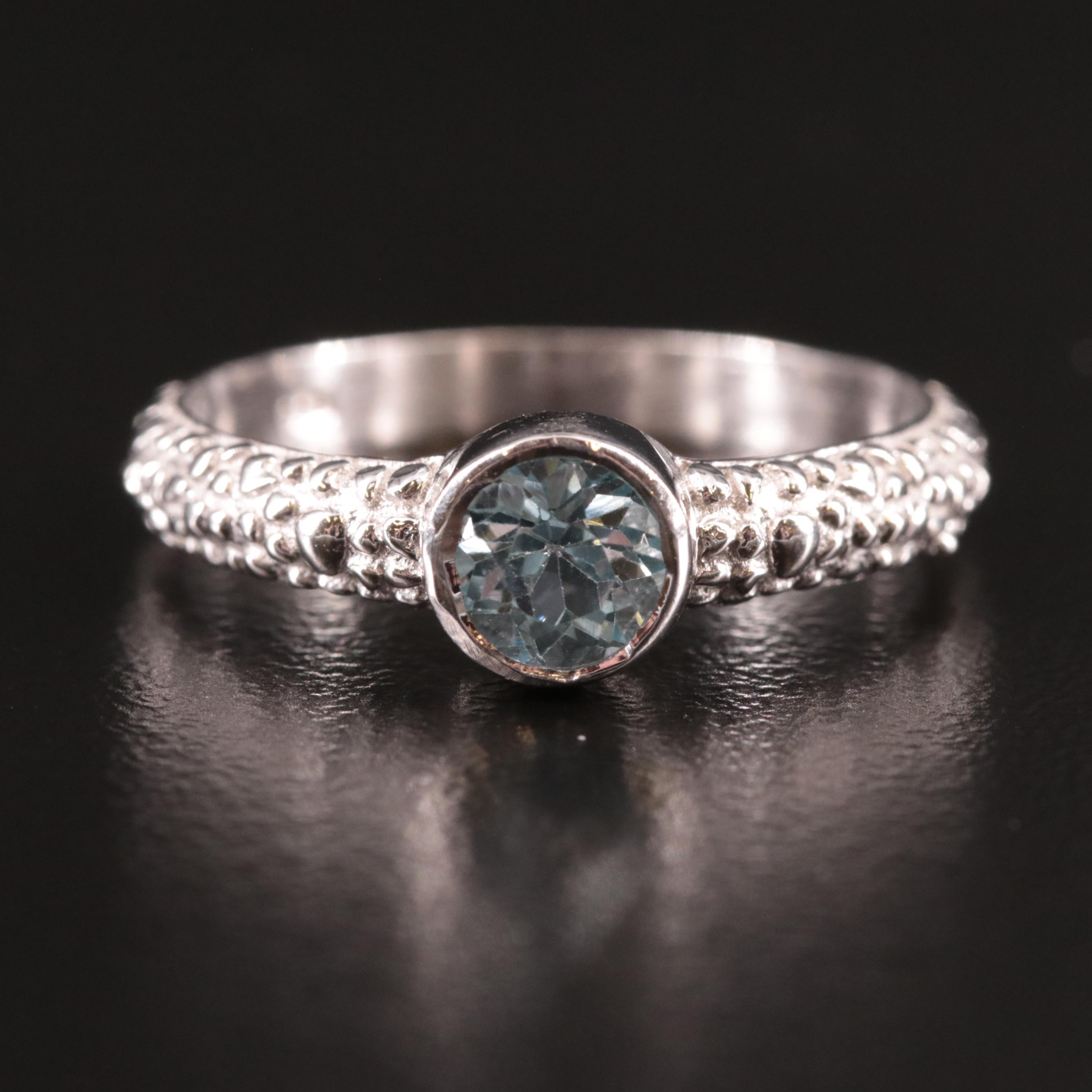 Sterling Blue Topaz Ring