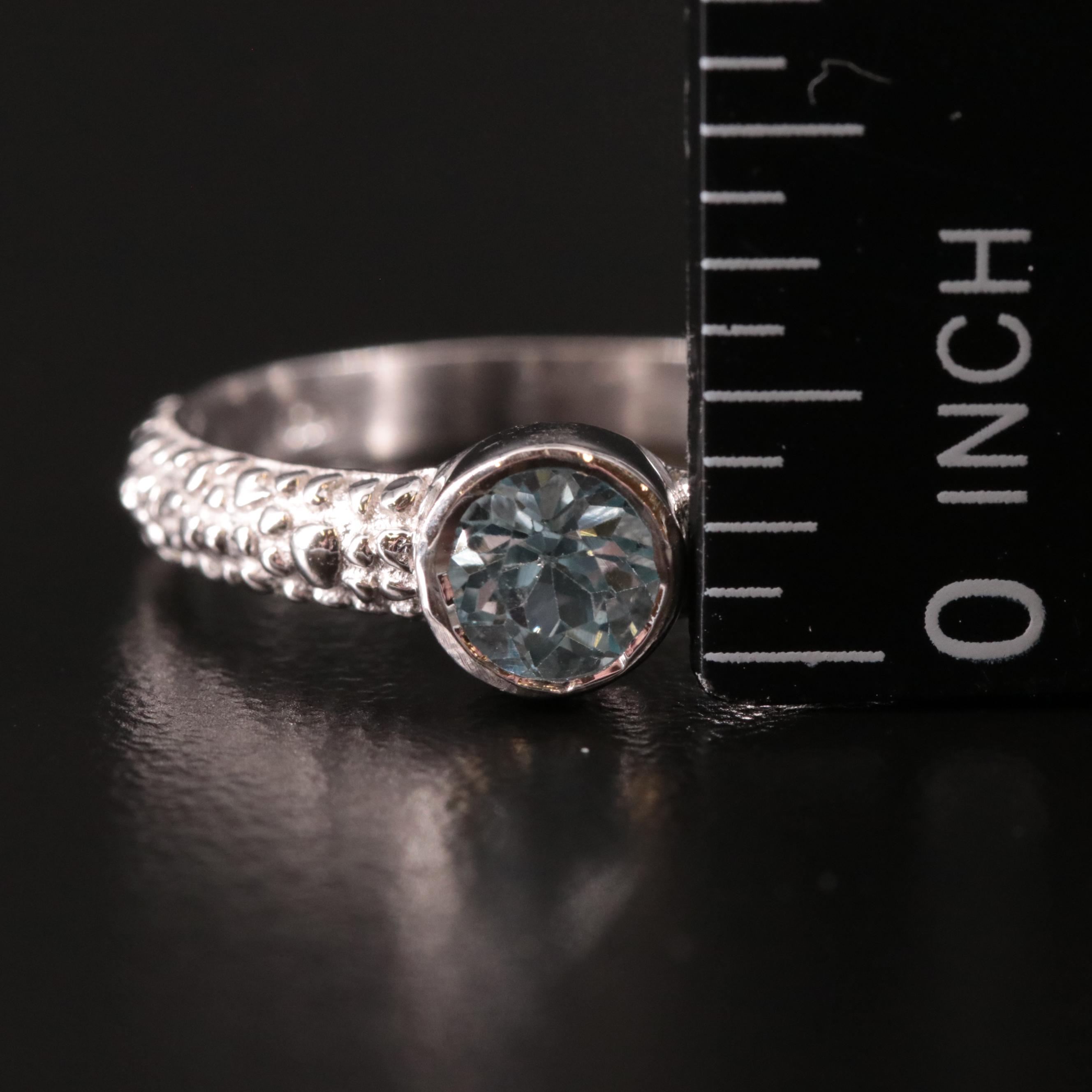Sterling Blue Topaz Ring