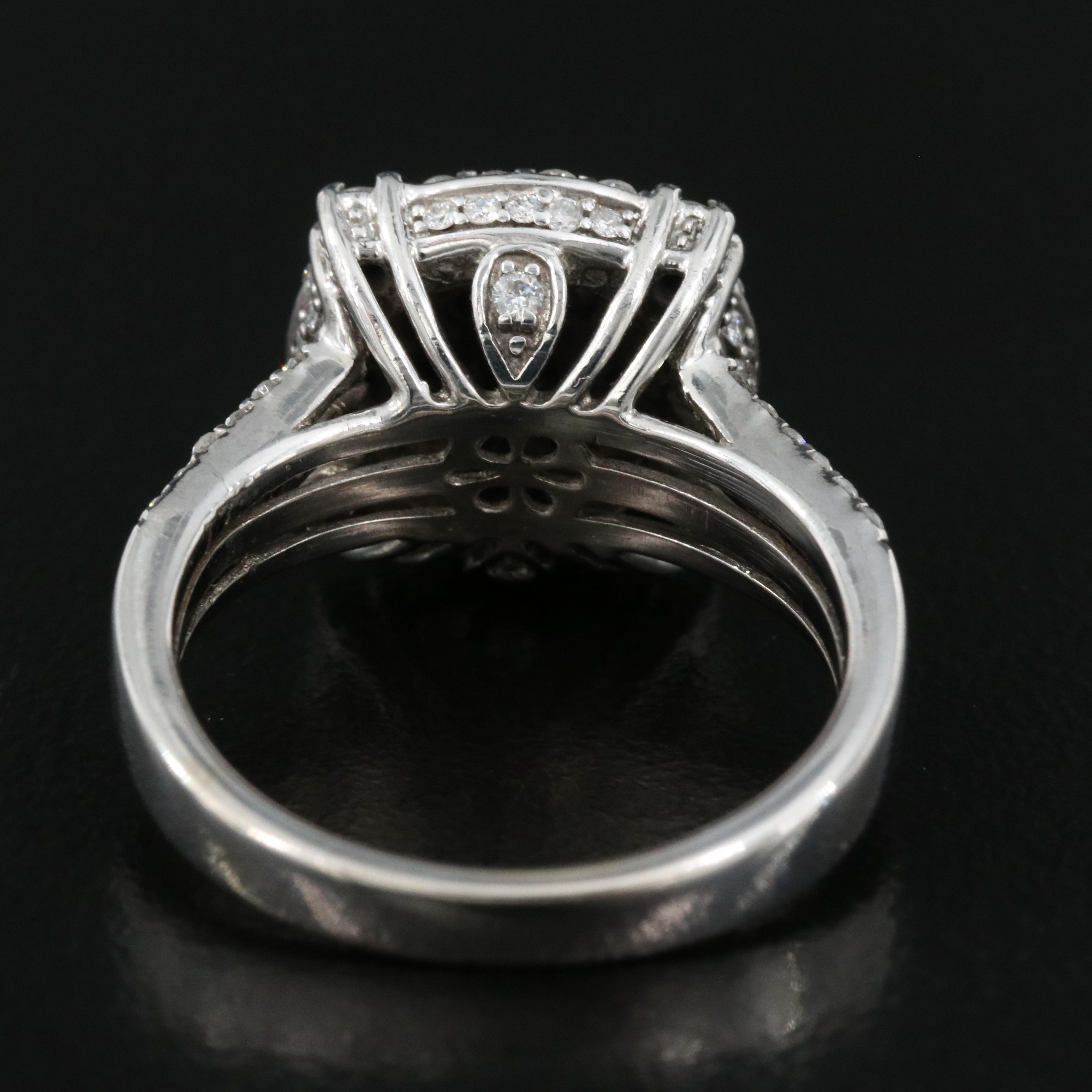 14K 0.95 CTW Diamond Ring