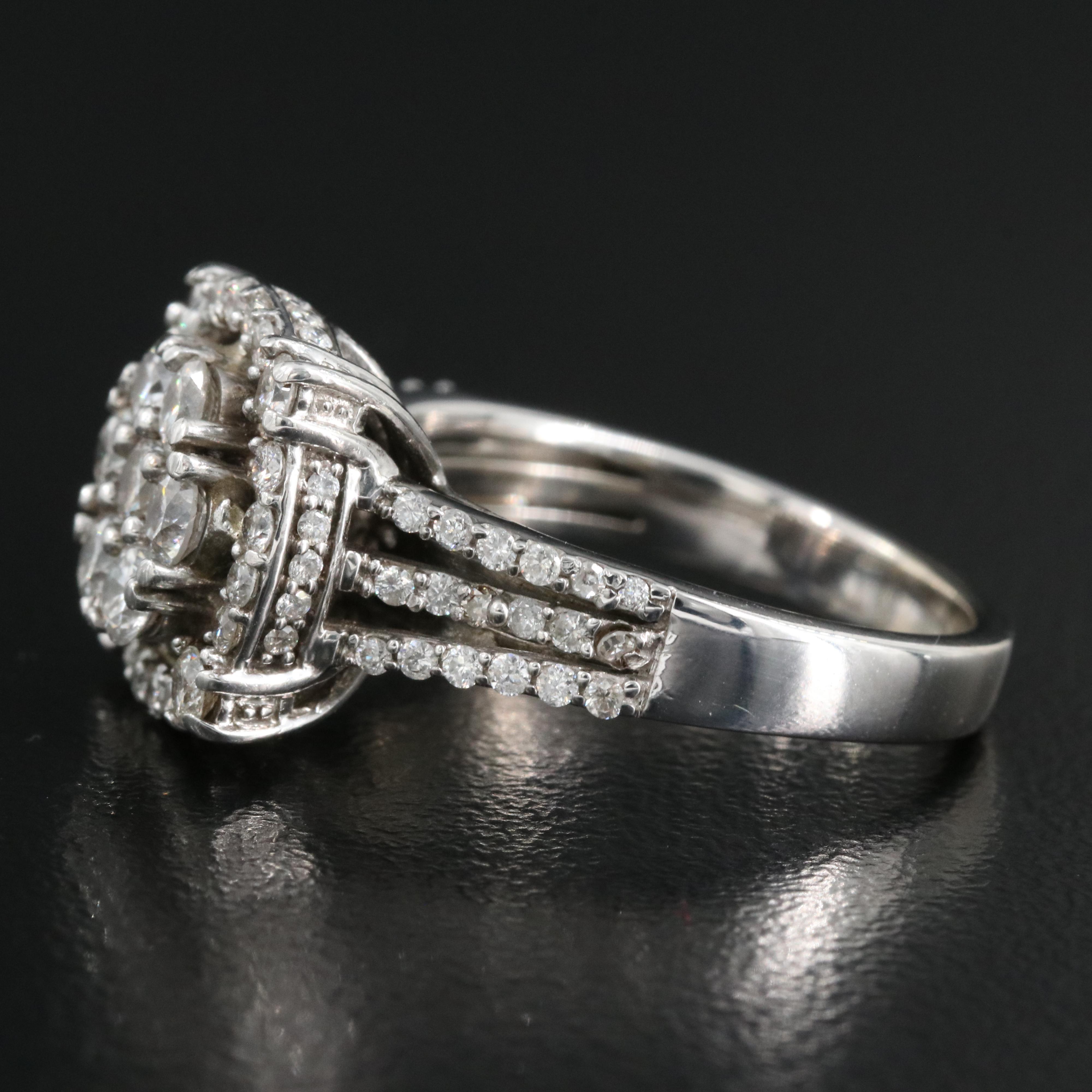 14K 0.95 CTW Diamond Ring
