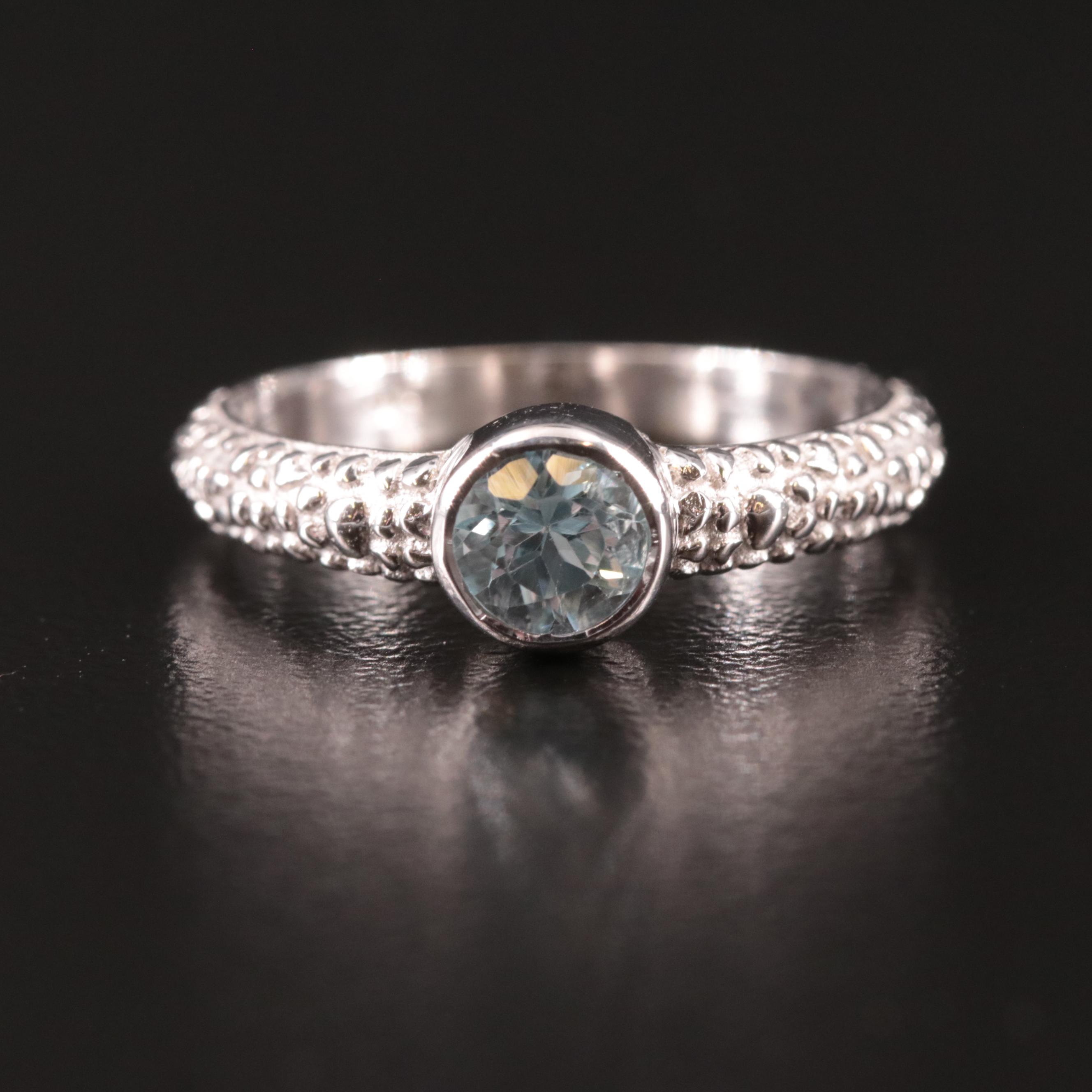 Sterling Blue Topaz Ring