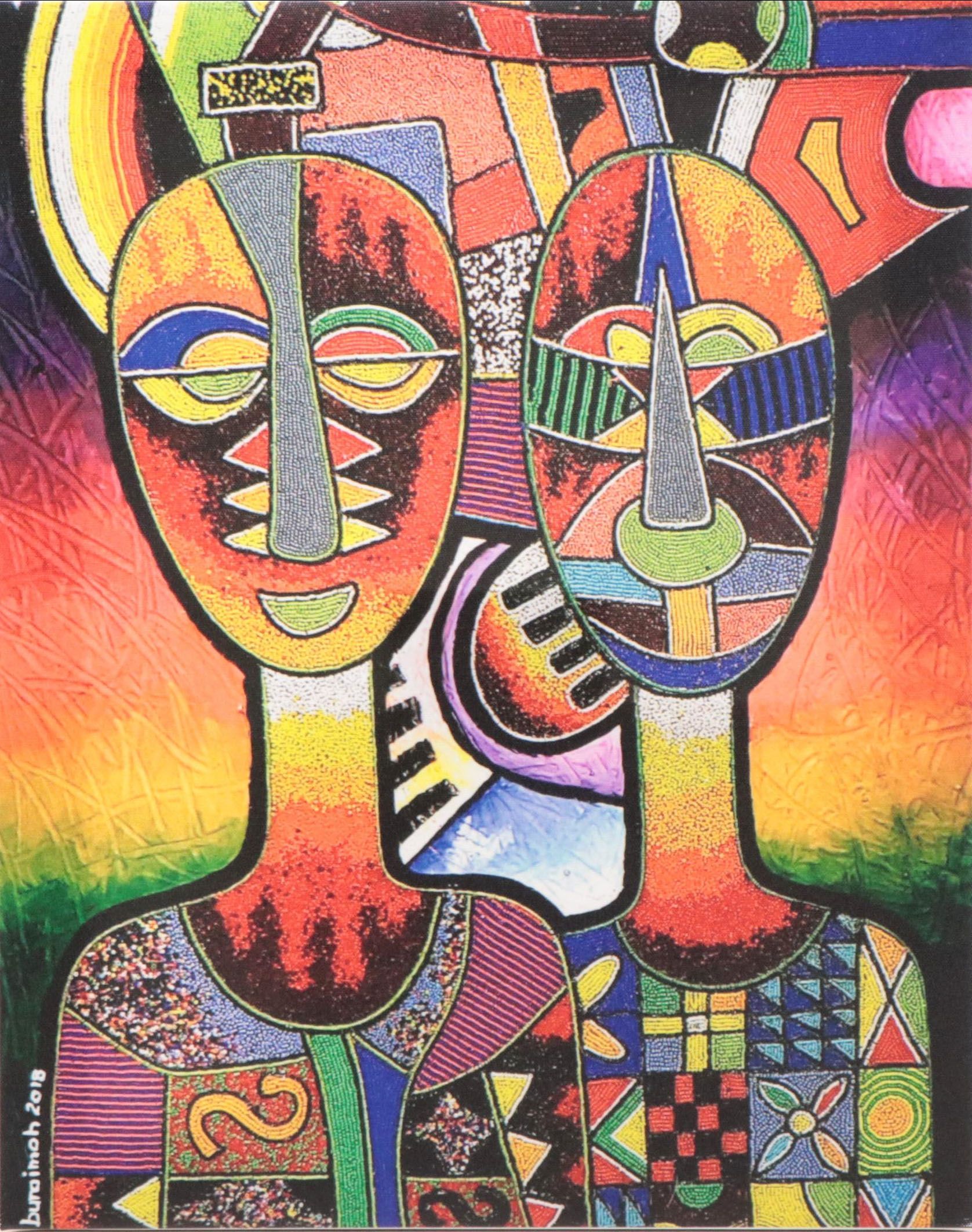 Chief Jimoh Buraimoh Giclée "Burden of Men," 2023