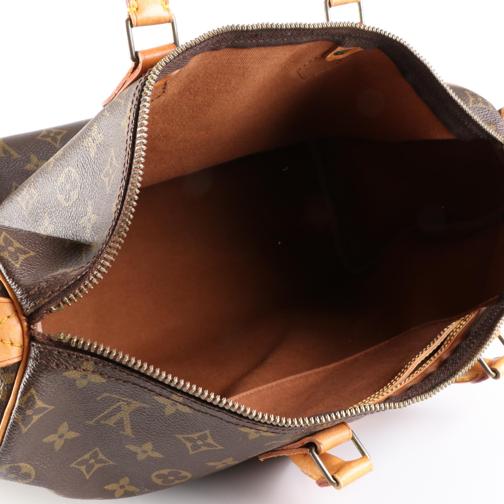 Louis Vuitton Speedy 40 in Monogram Canvas and Vachetta Leather