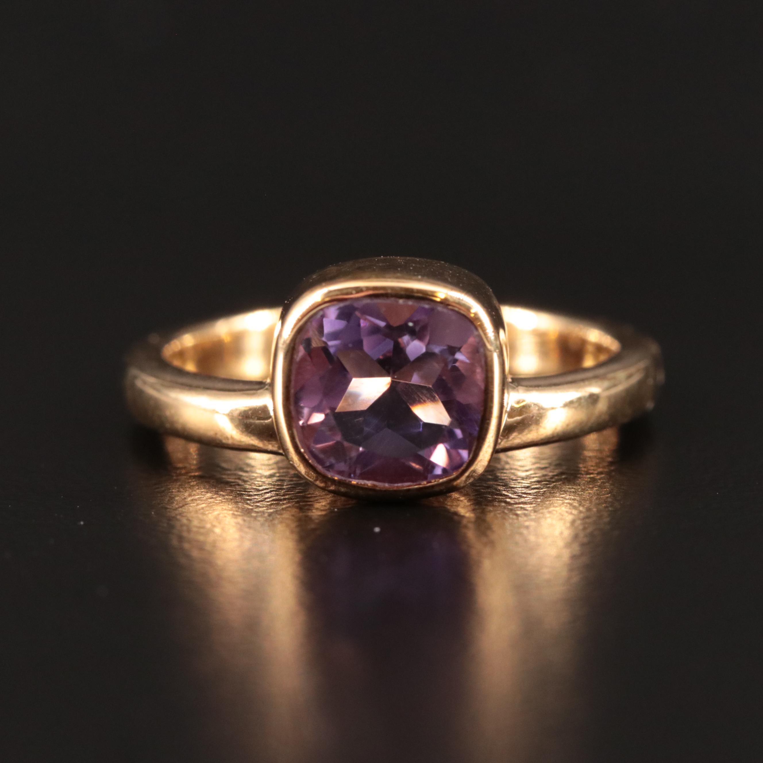 Sterling Amethyst Ring
