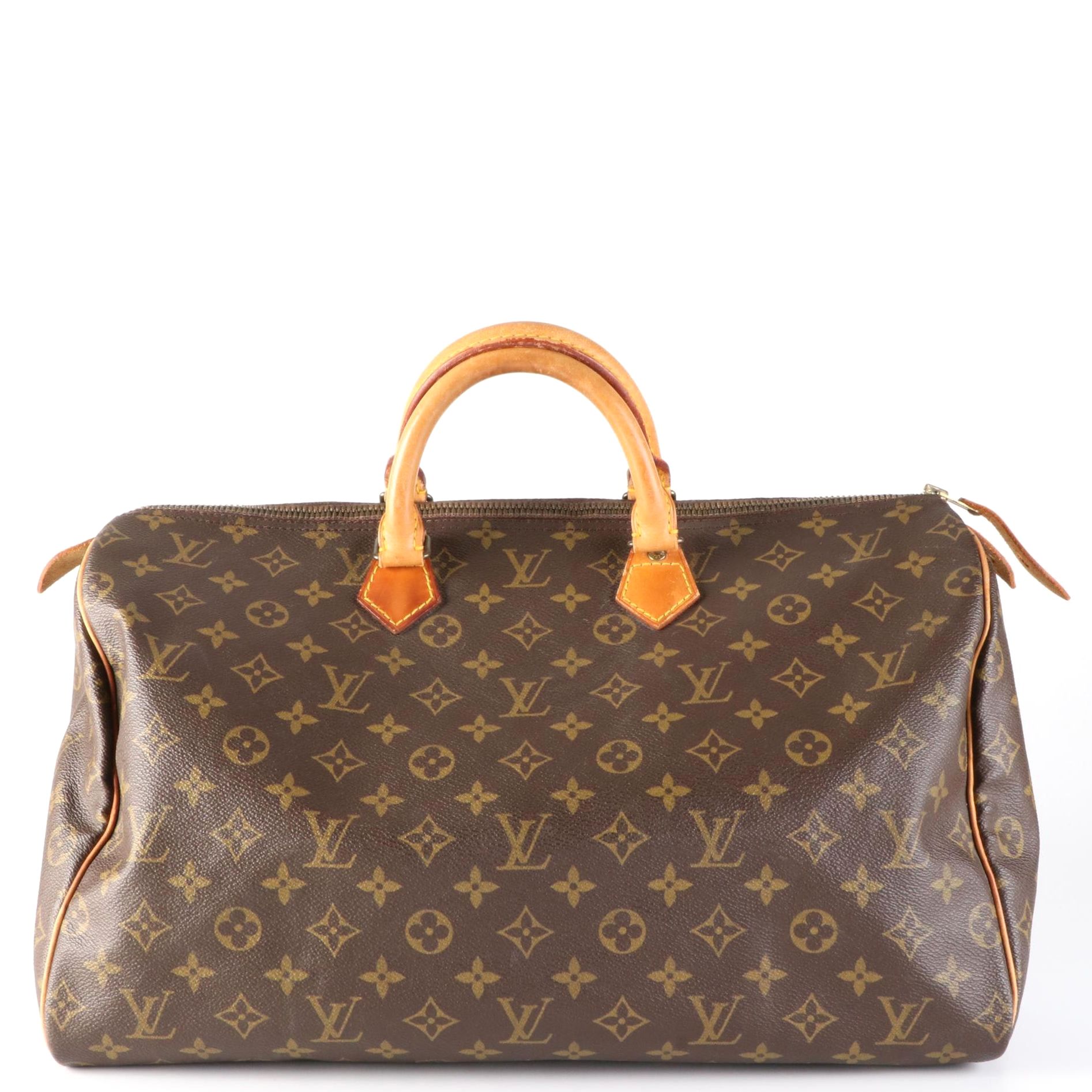 Louis Vuitton Speedy 40 in Monogram Canvas and Vachetta Leather