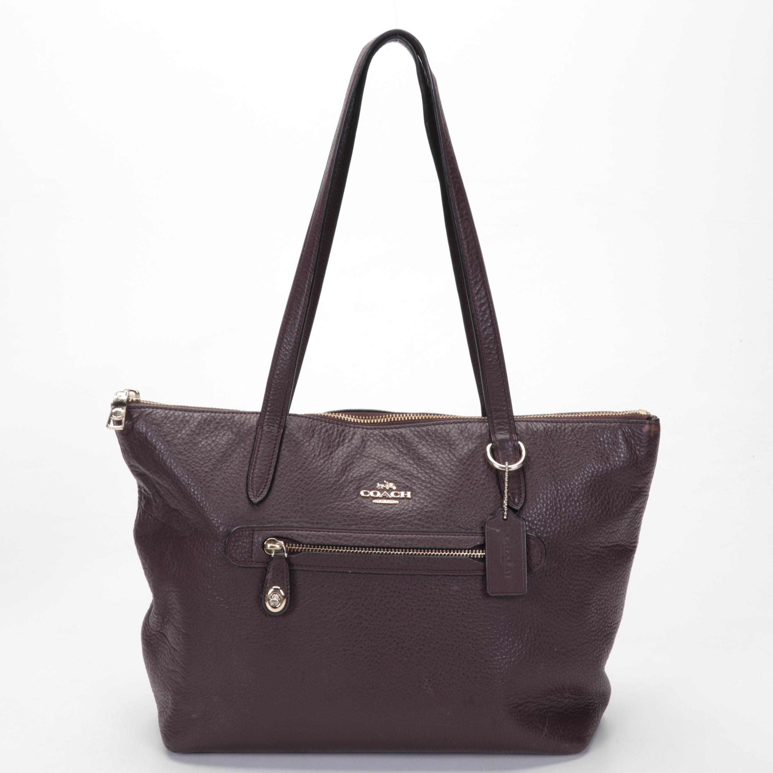 Coach Pebbled Leather Taylor Tote Bag, Crossbody Bag and Kate Spade Handbags