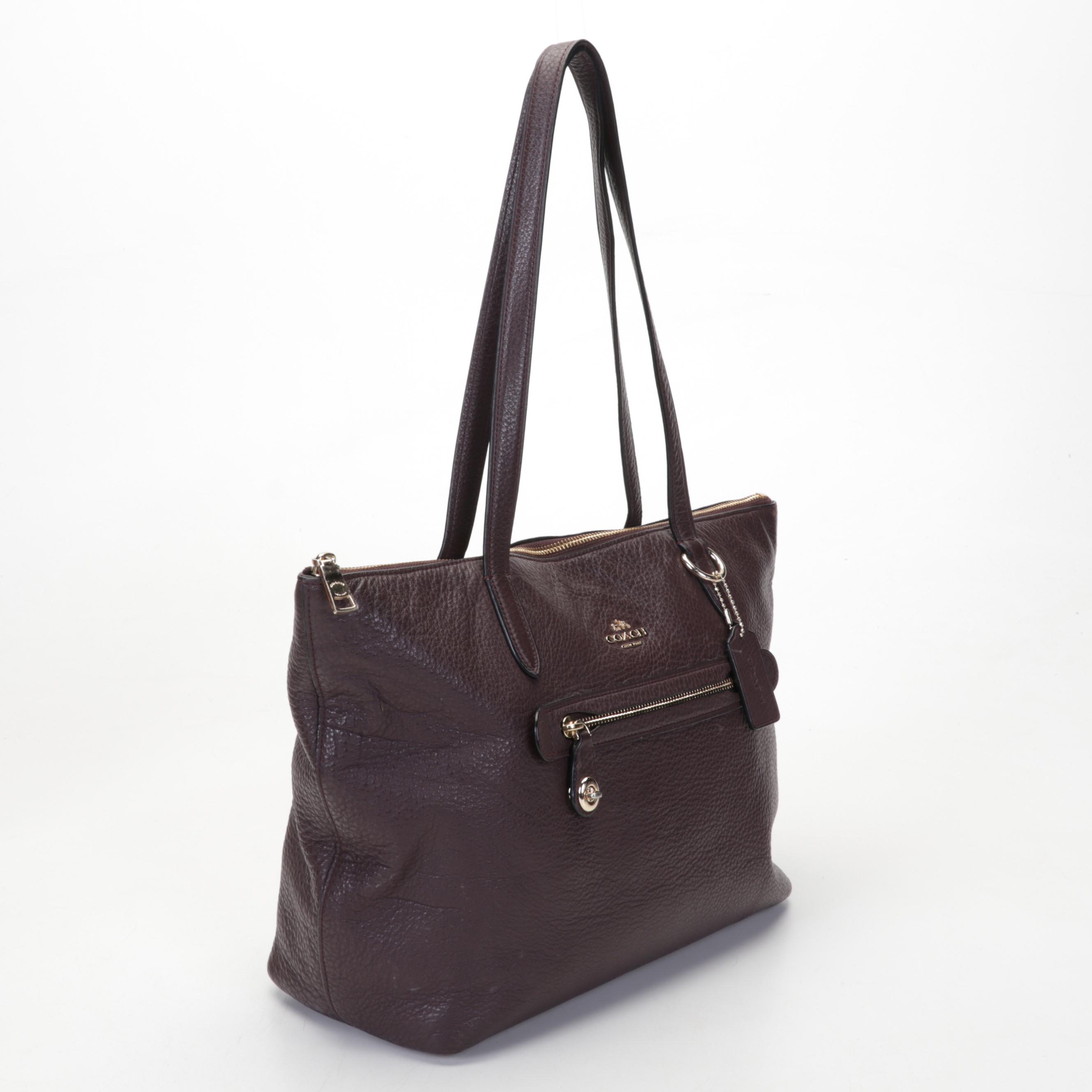 Coach Pebbled Leather Taylor Tote Bag, Crossbody Bag and Kate Spade Handbags