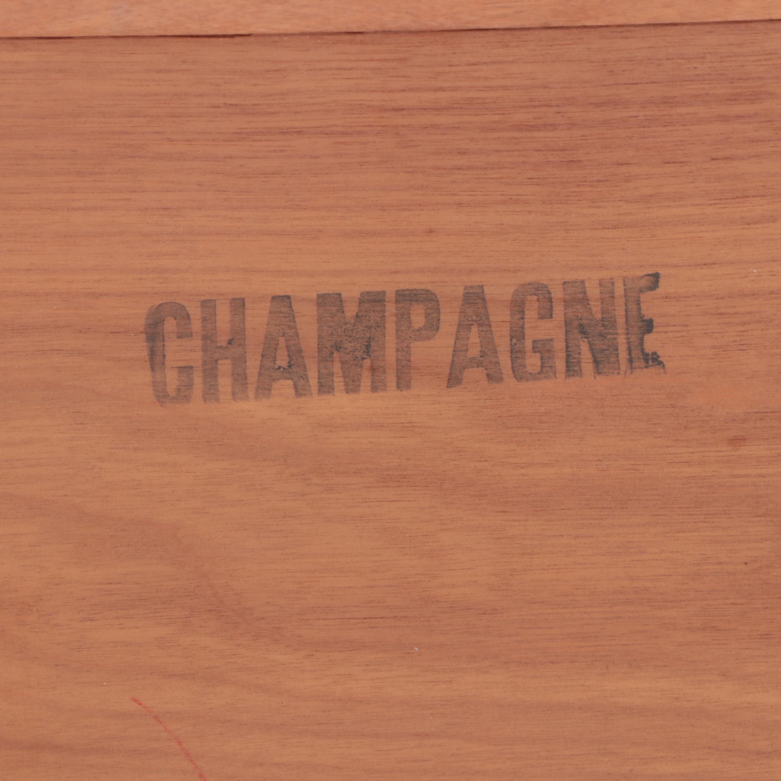 Heywood-Wakefield Mid Century Modern Nightstand in Champagne Finish