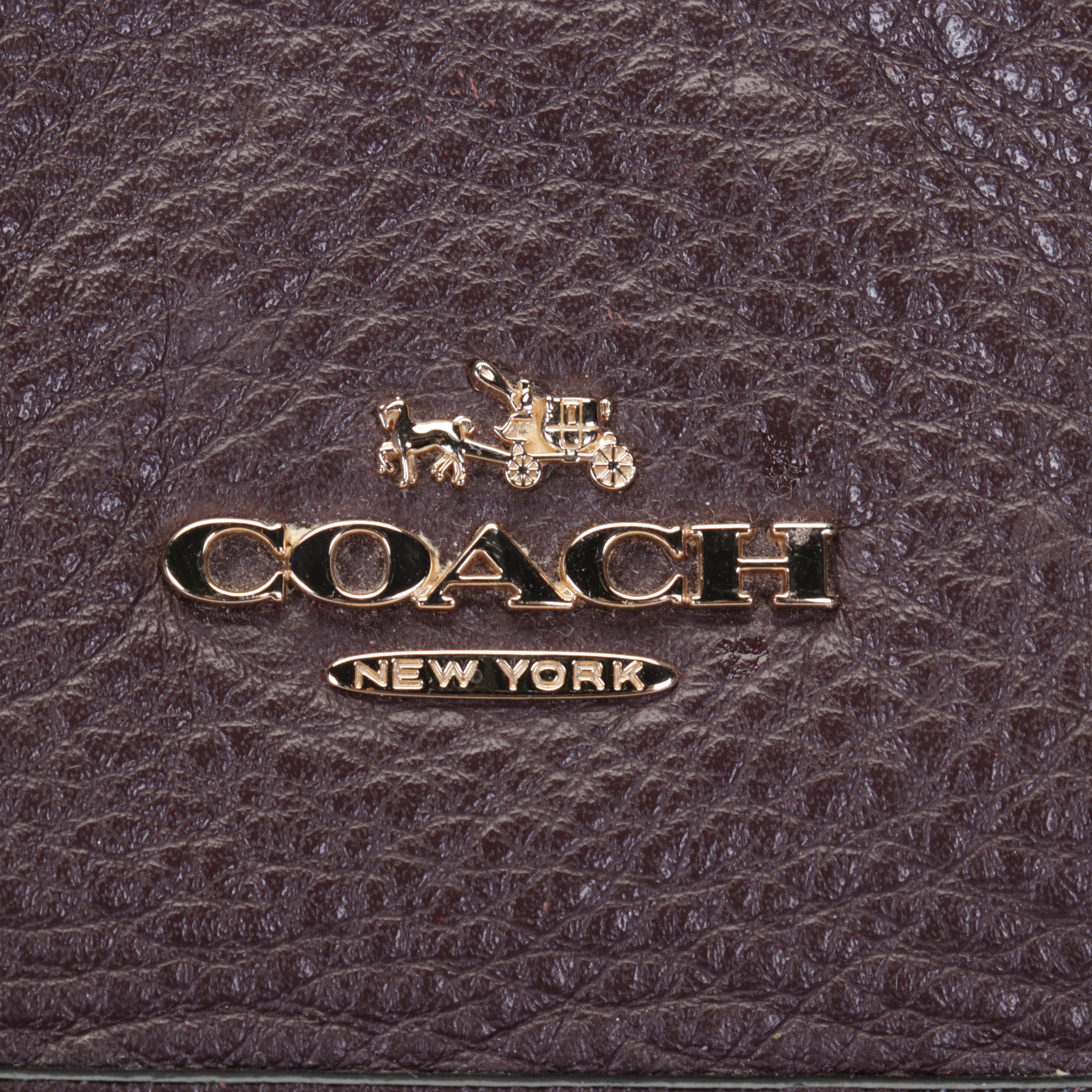 Coach Pebbled Leather Taylor Tote Bag, Crossbody Bag and Kate Spade Handbags