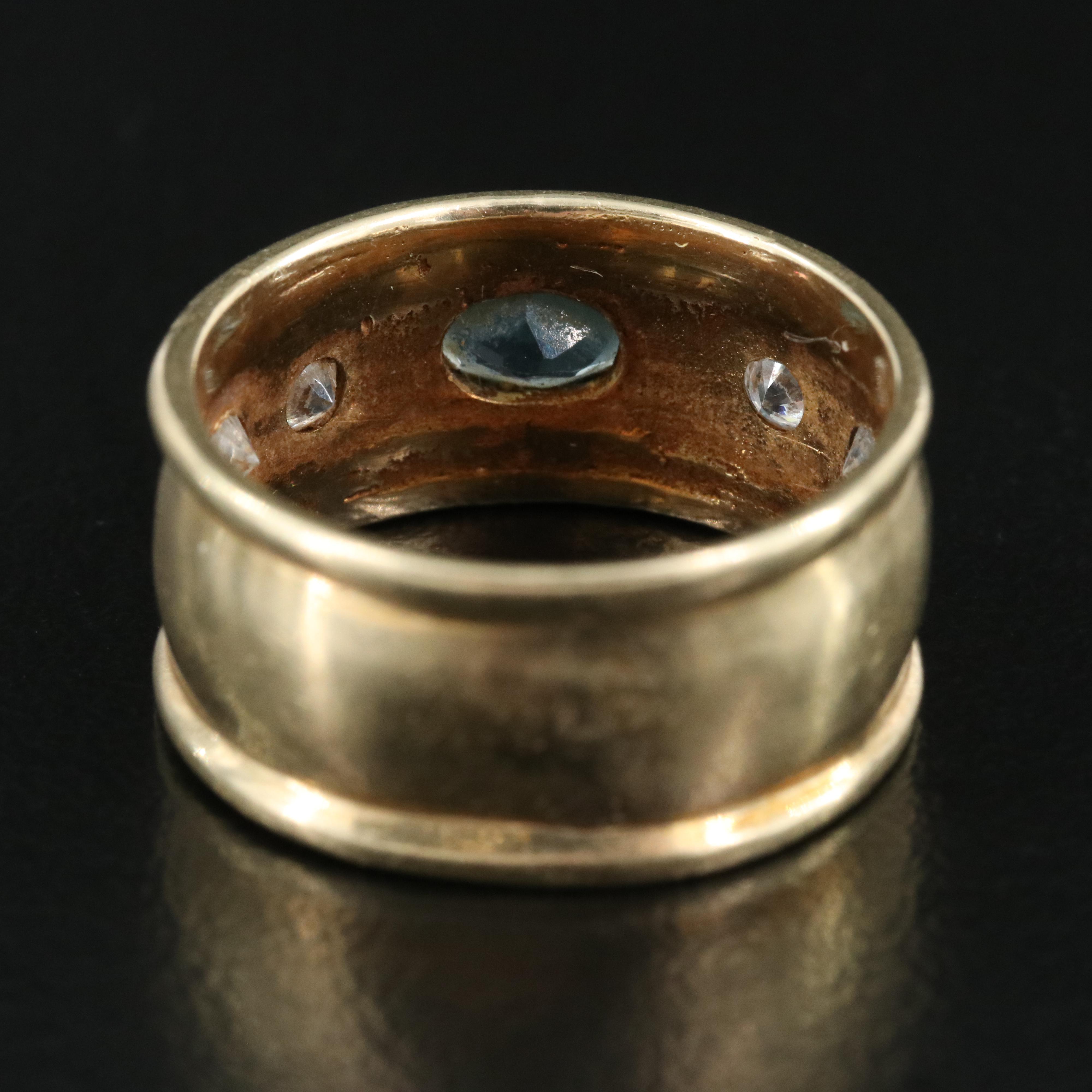 14K Topaz Band
