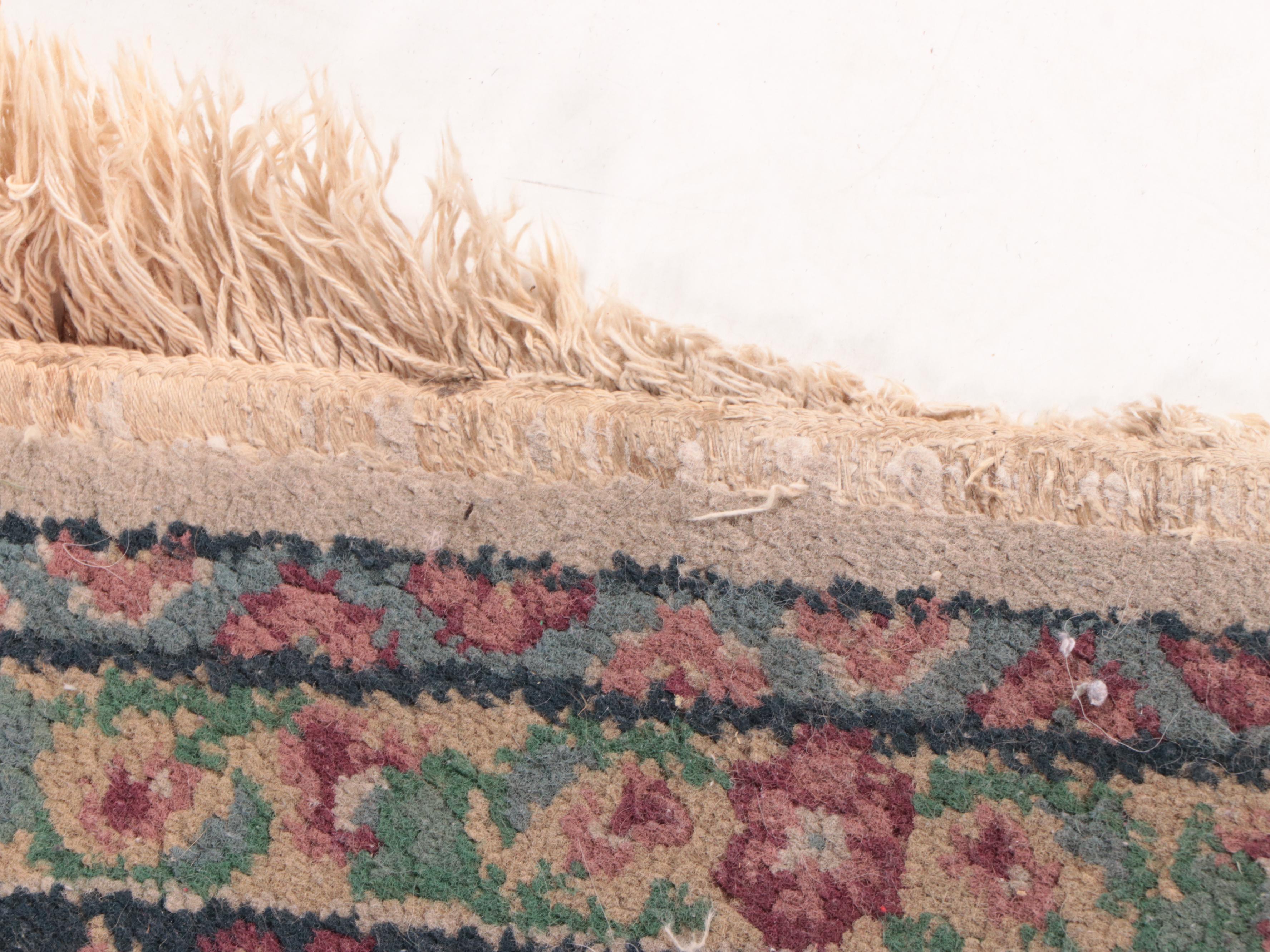 5'5 x 7'10 Machine Made Oriental Weavers Cairo Collection "Flora Navy" Area Rug