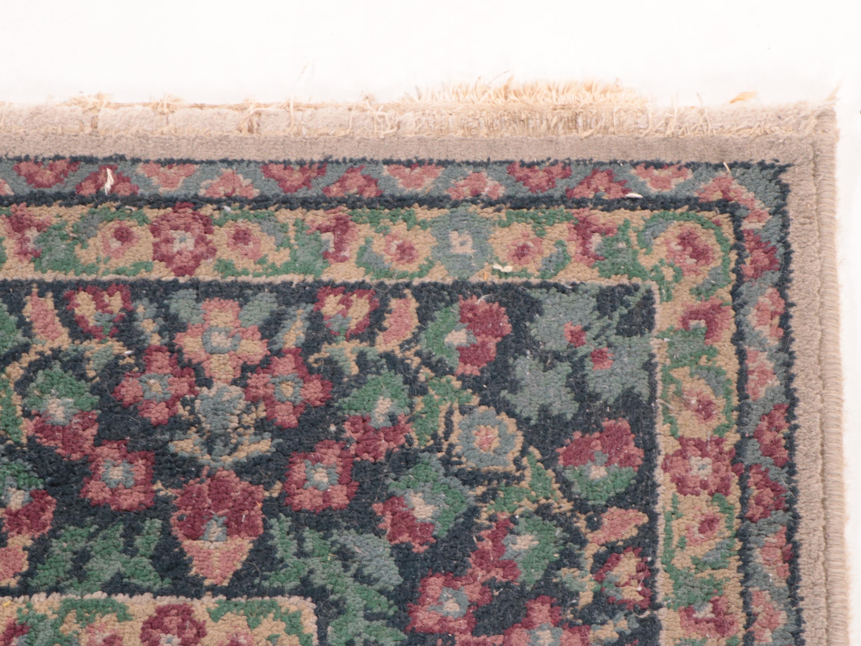 5'5 x 7'10 Machine Made Oriental Weavers Cairo Collection "Flora Navy" Area Rug