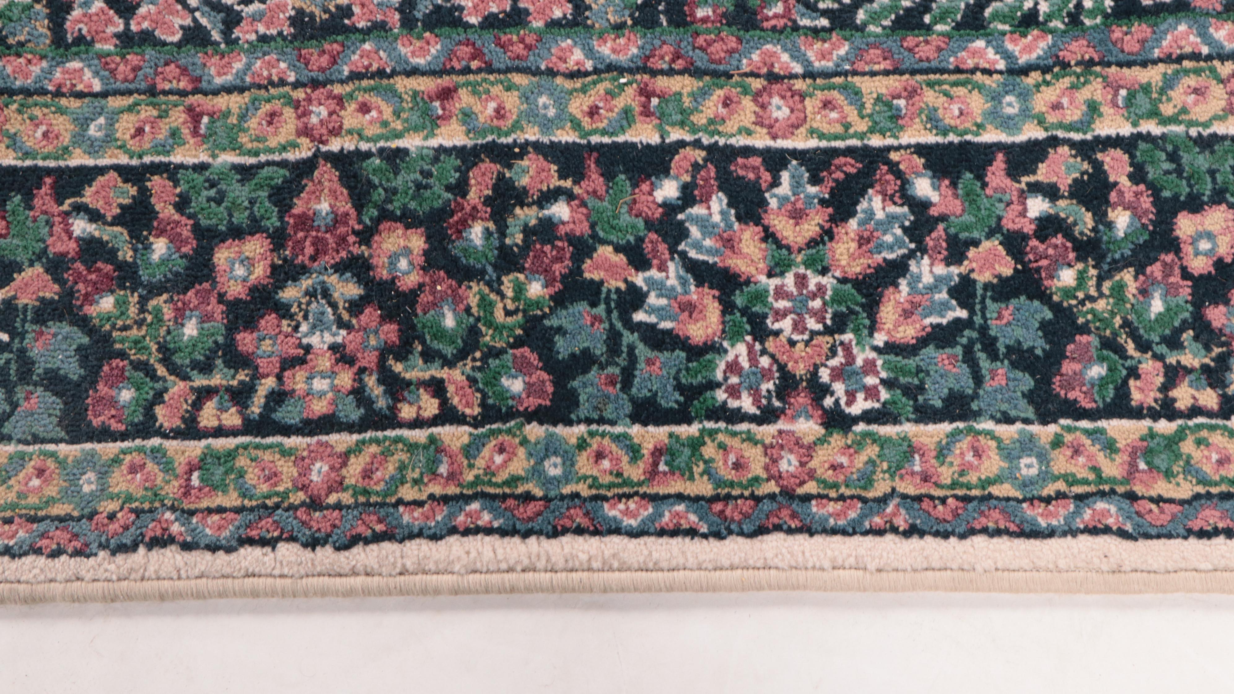 5'5 x 7'10 Machine Made Oriental Weavers Cairo Collection "Flora Navy" Area Rug