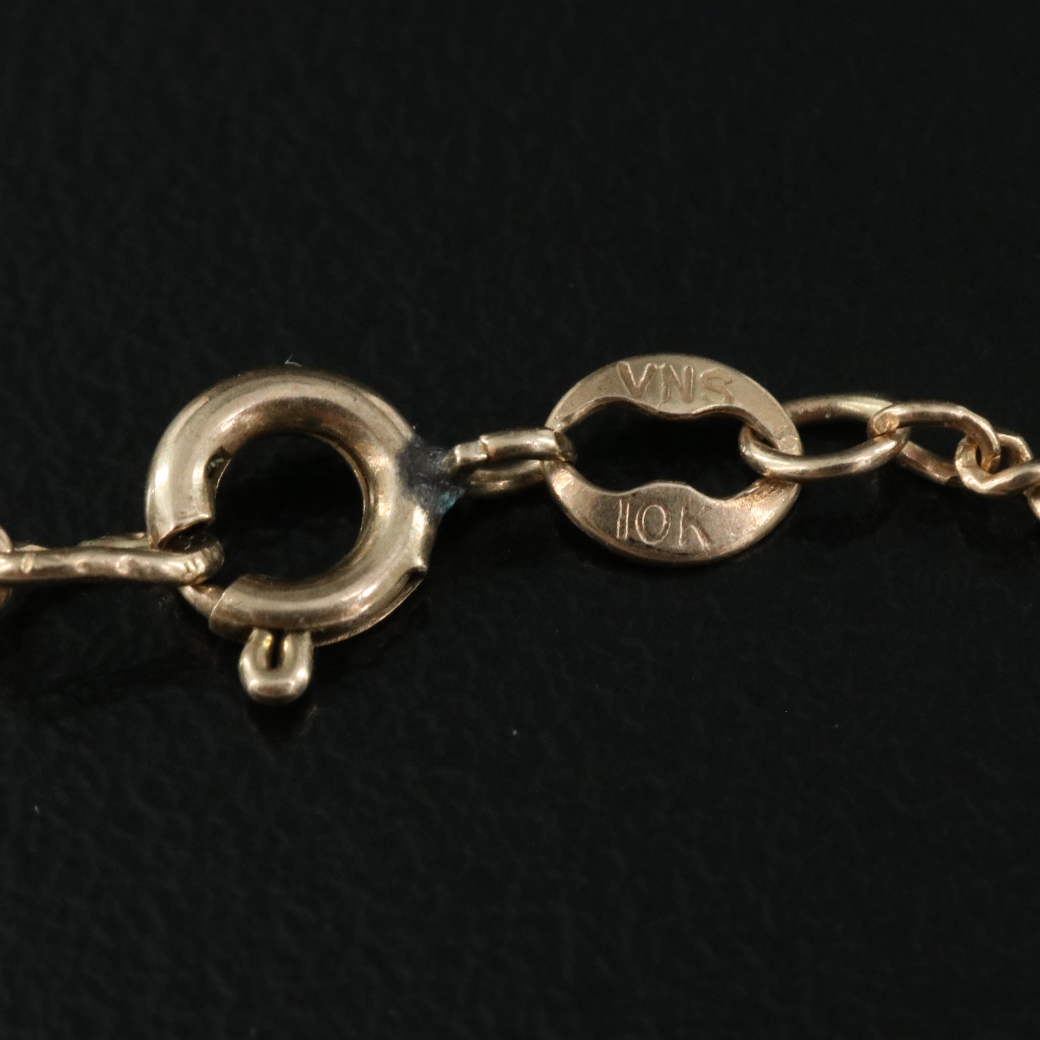 14K Topaz Pendant on 10K Chain with 14K Aquamarine Earrings