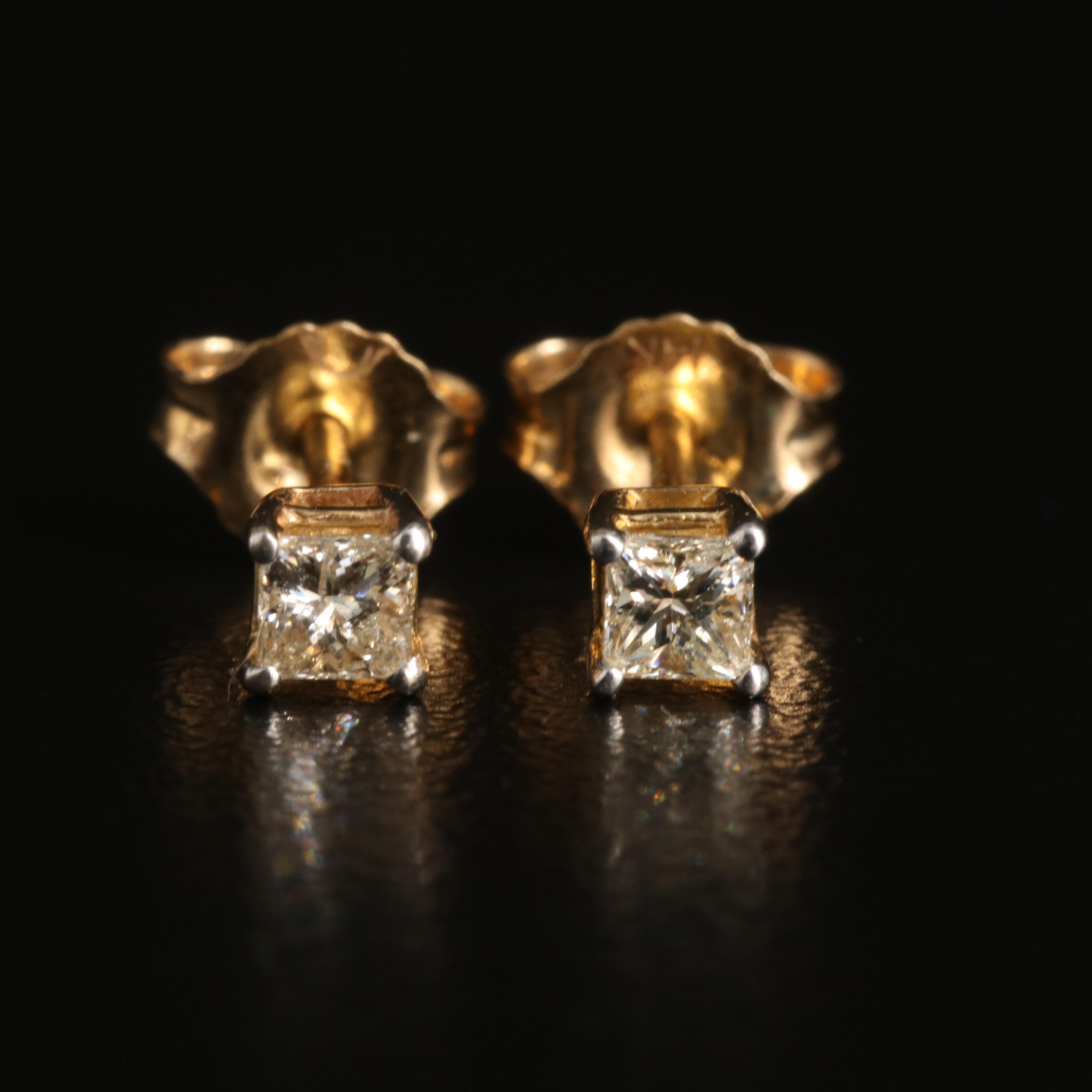 14K 0.25 CTW Diamond Stud Earrings