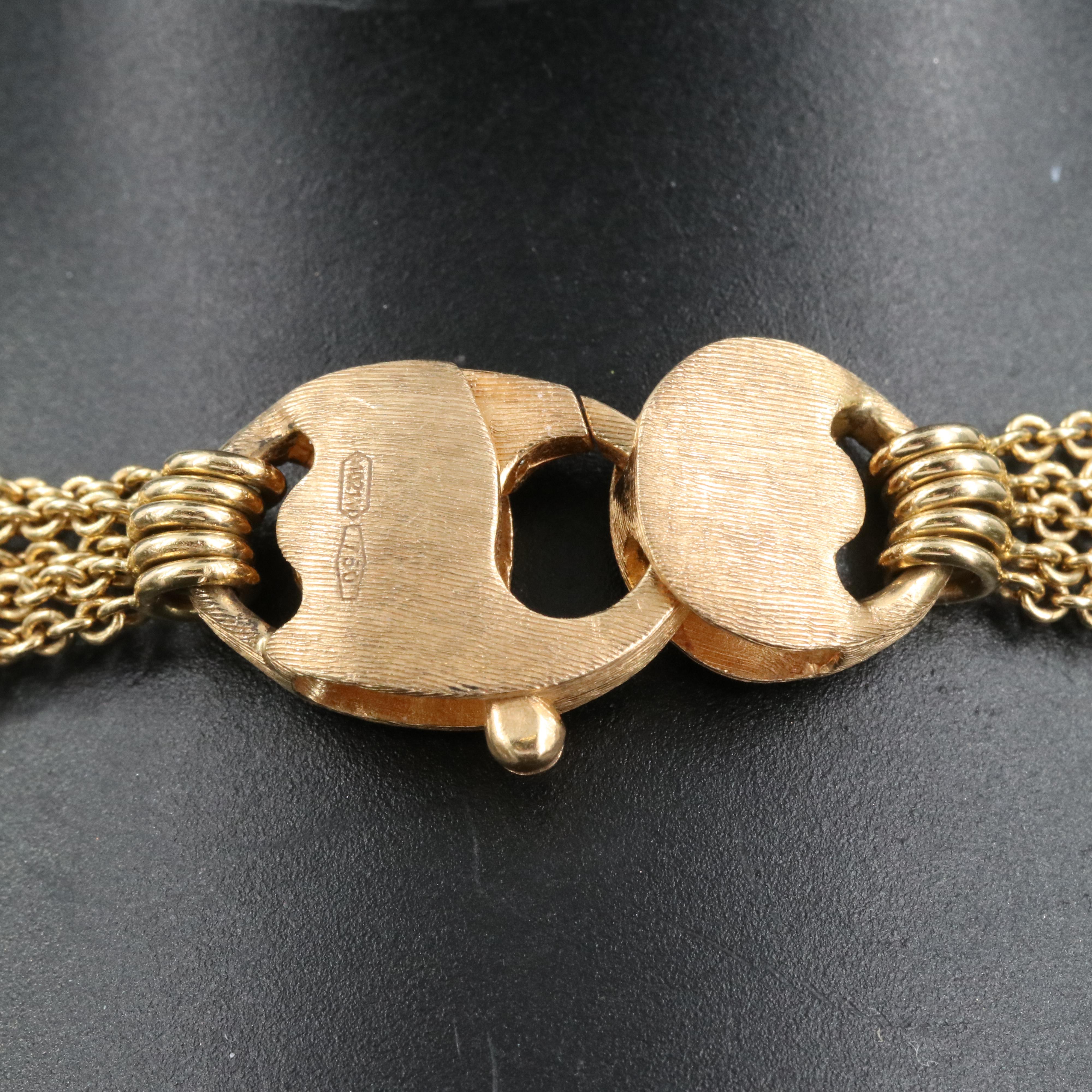 Marco Bicego "Paradise" Bracelet Including Tourmaline, Apatite and Aquamarine