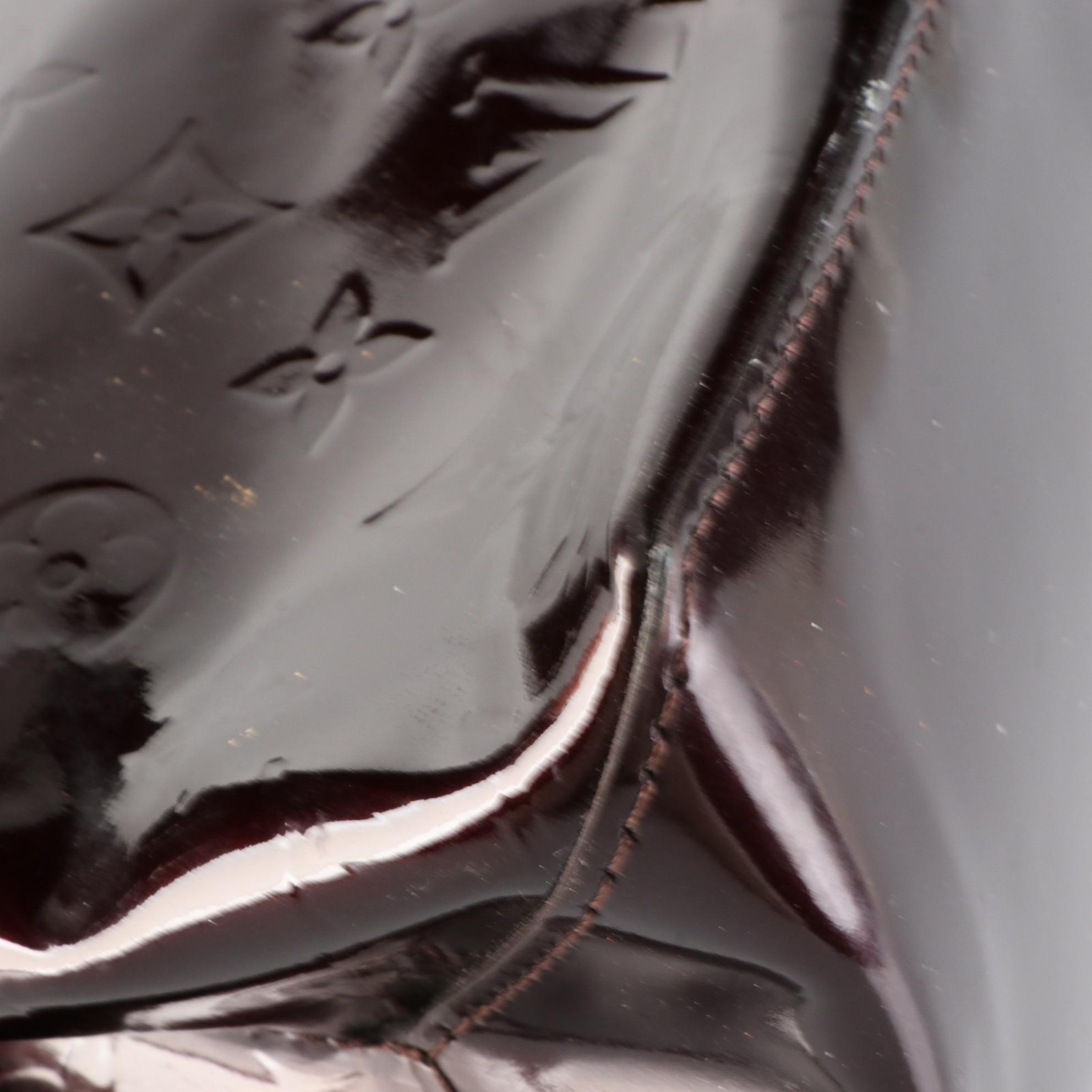 Louis Vuitton Wilshire Handbag in Amarante Monogram Vernis